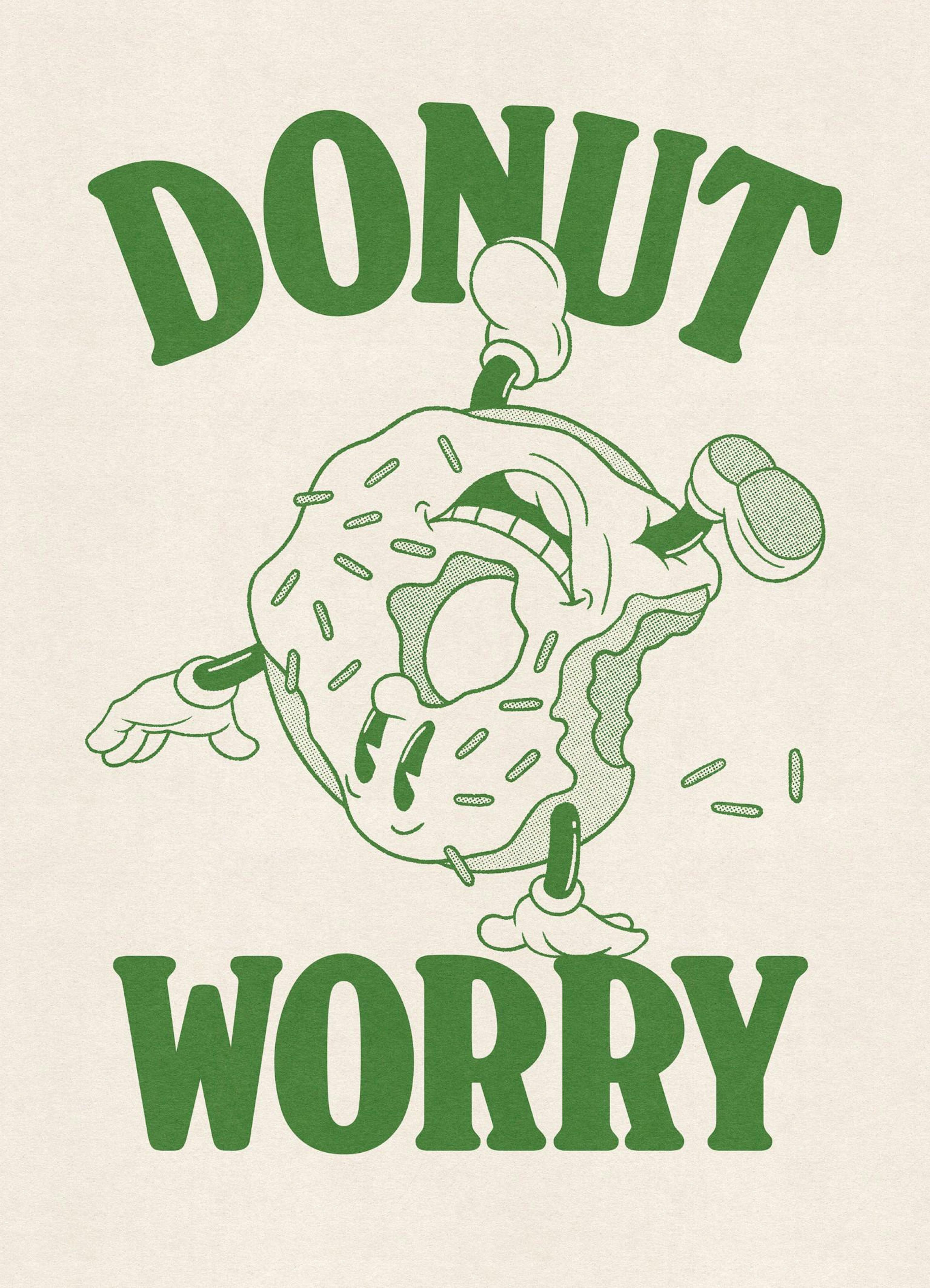 Donut Worry Plakat