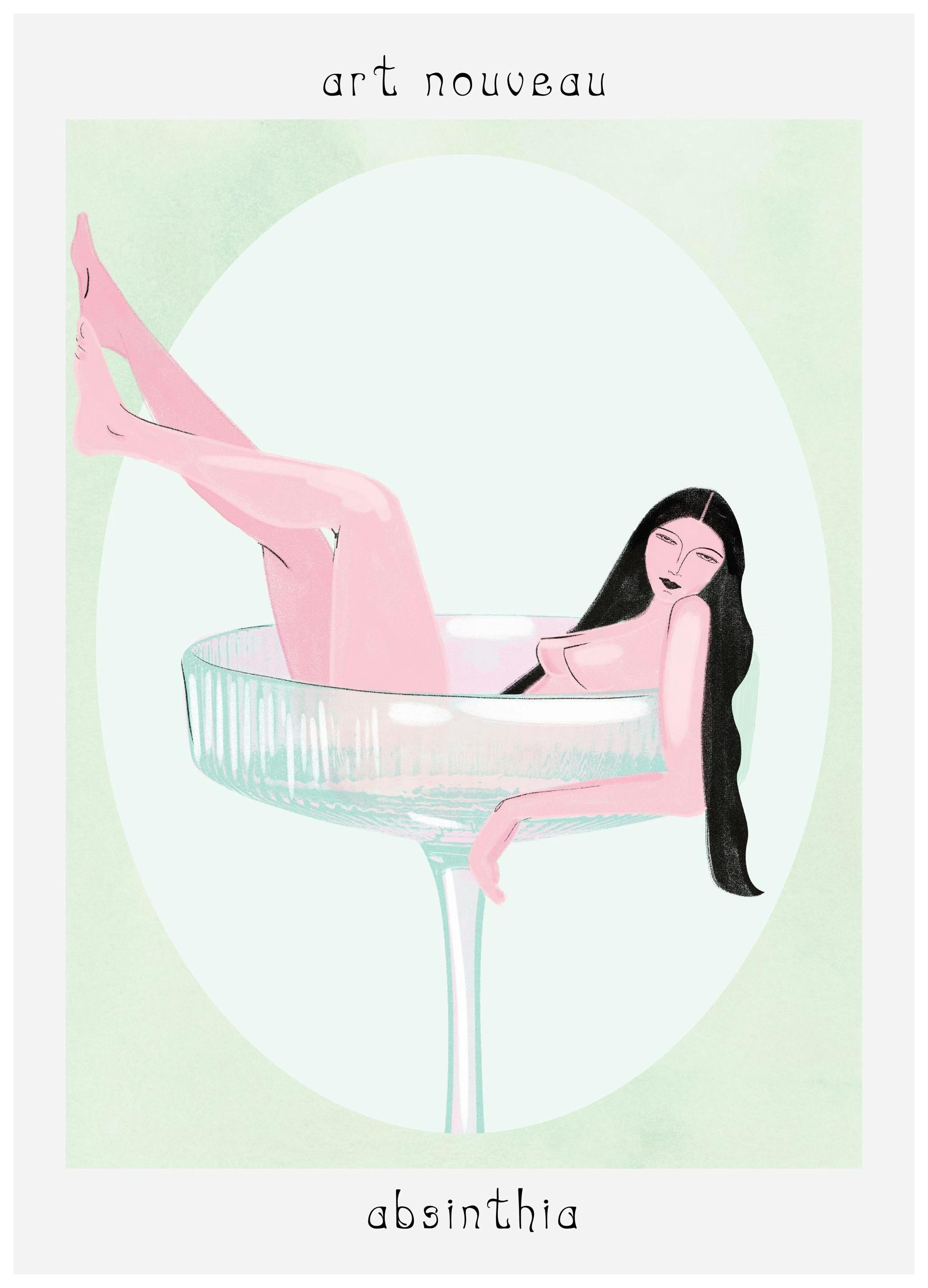 Absinthia Affiche (50x70 cm) - Affiches d'art