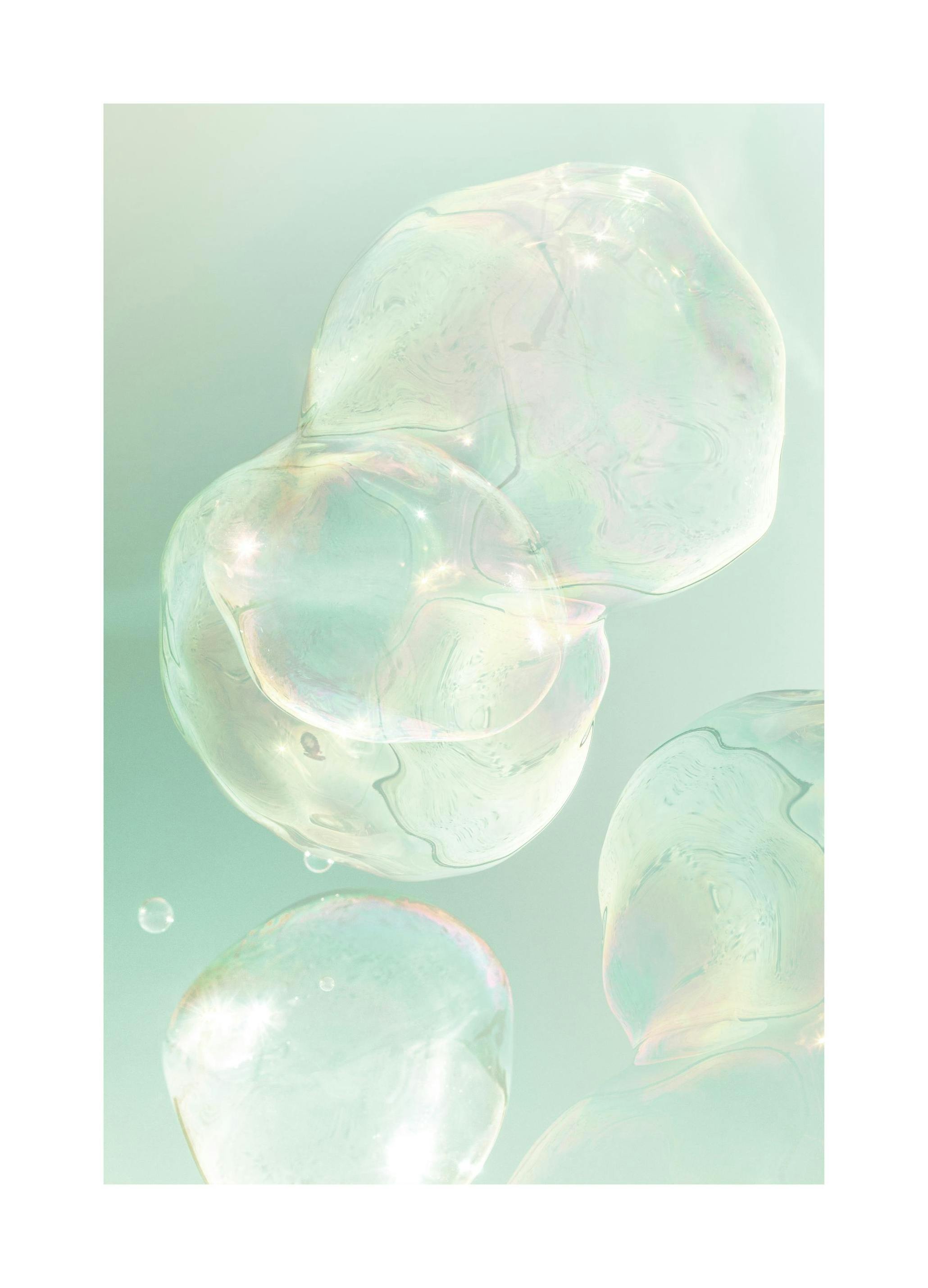 Holographic Bubbles Plakat (50x70 cm) - Plakater > Kunstplakater > Fotokunst