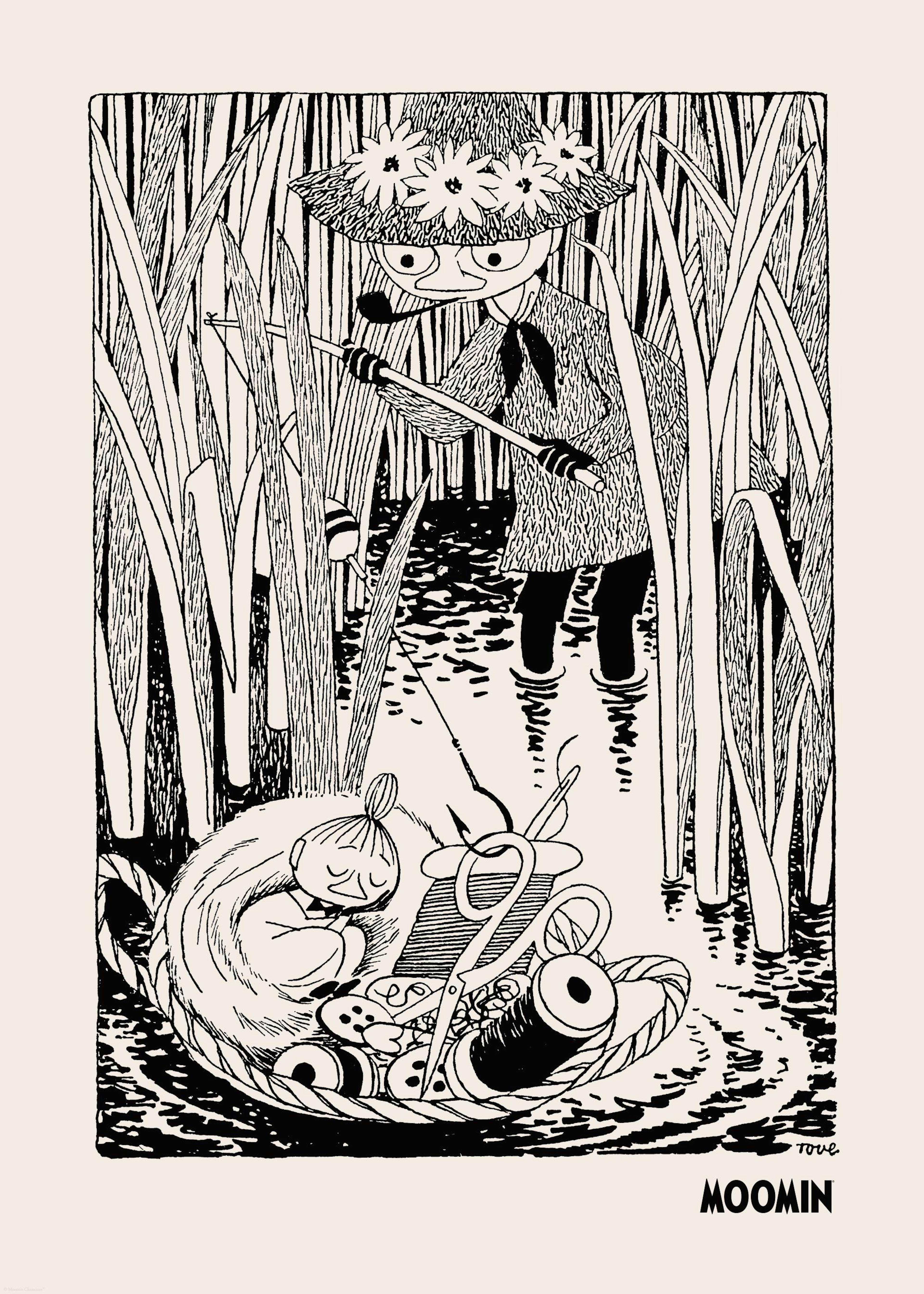 Moomin - Snufkin Fishing Affiche 0