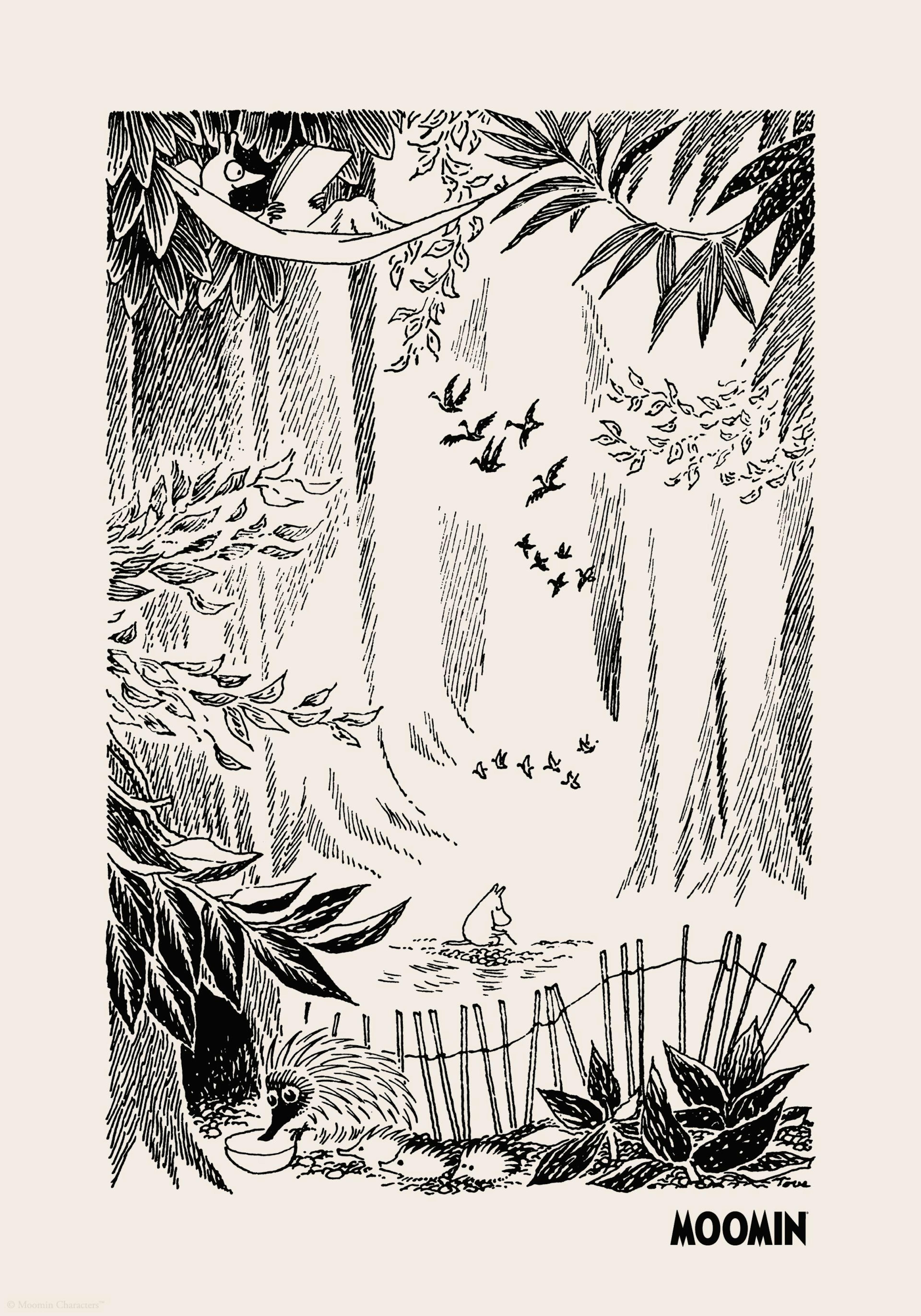 Moomin - The Forest Poster