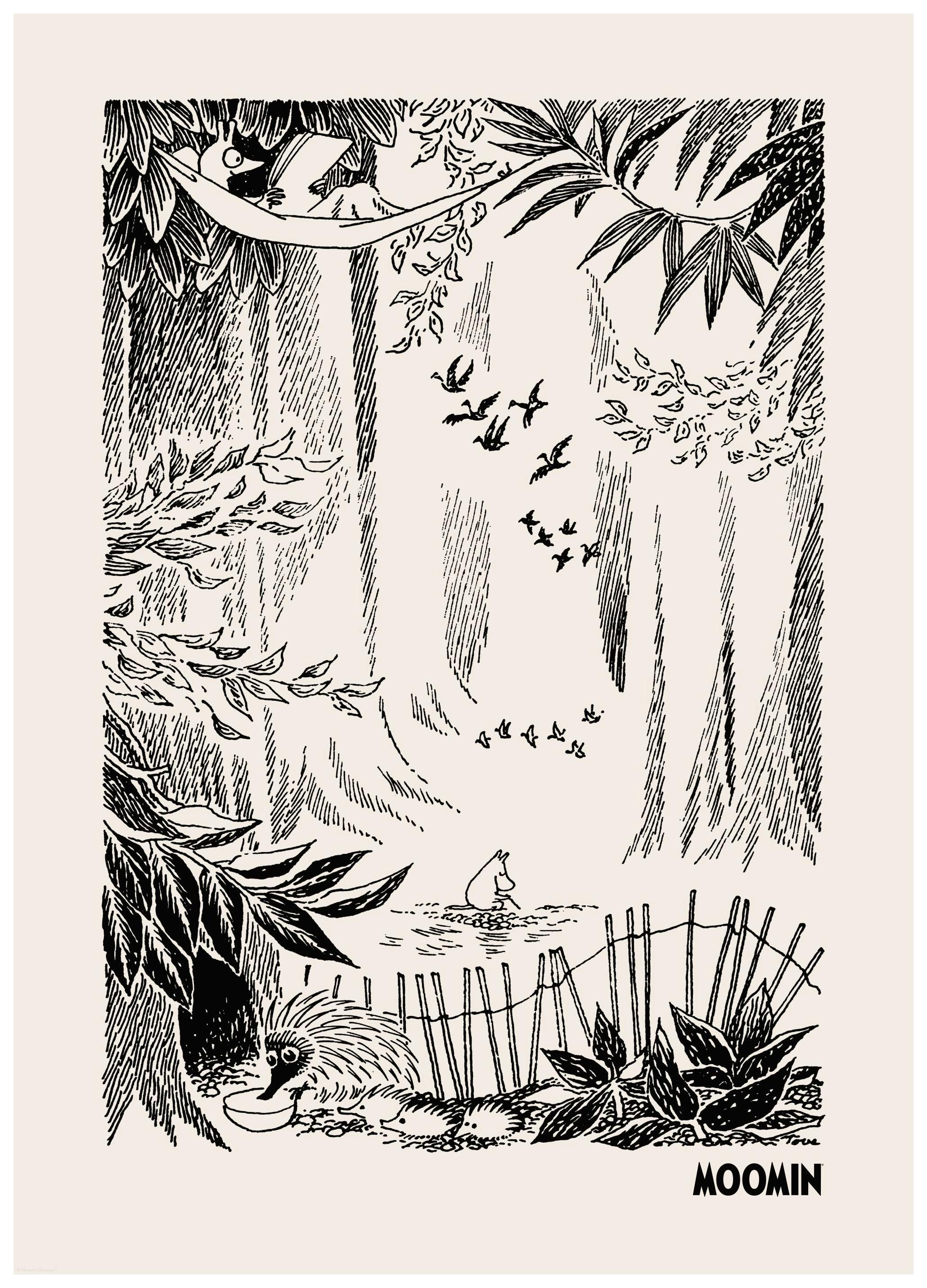 Prints - Moomin - The Forest Print (21x30 cm) - Moomin illustrations