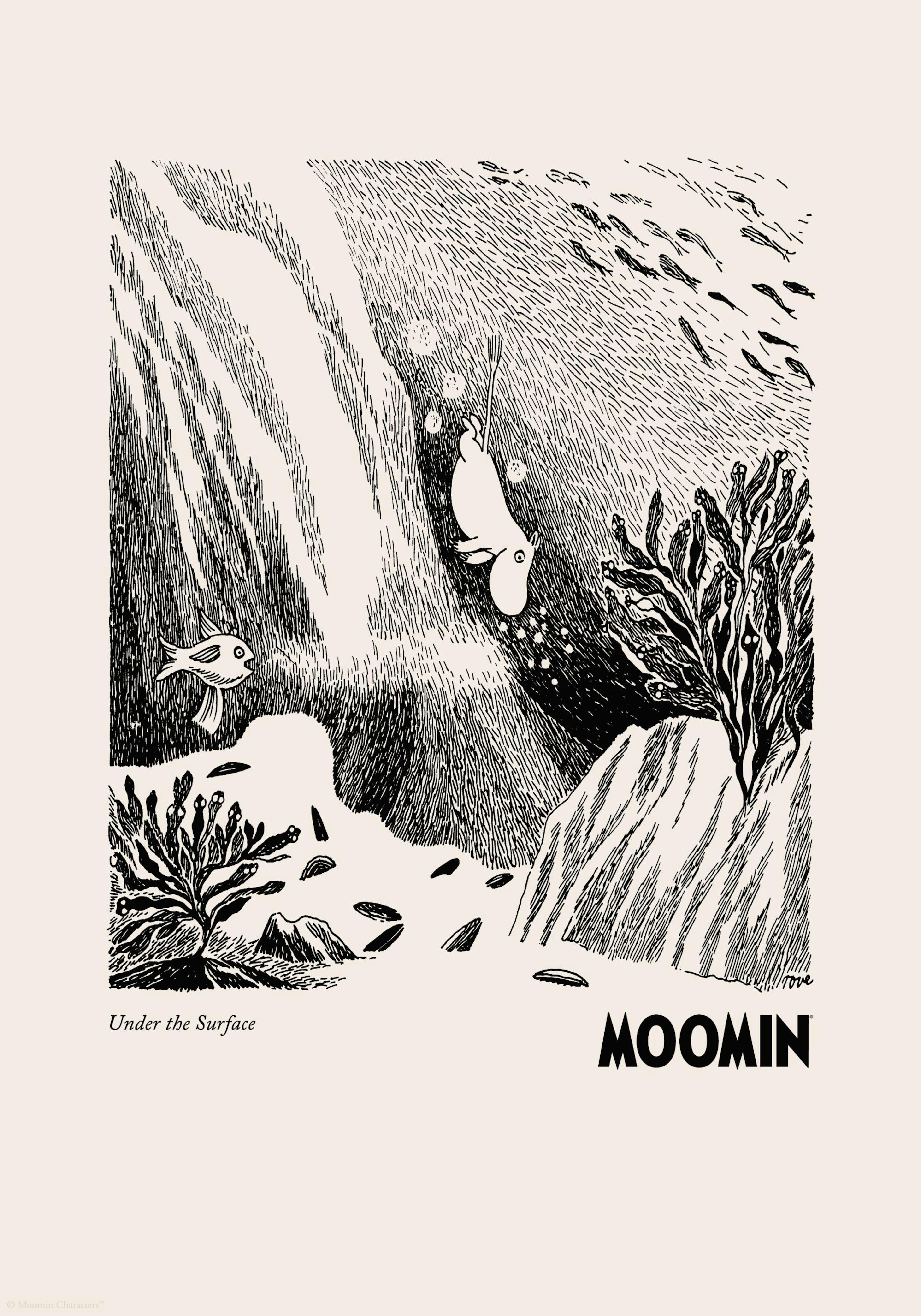 Moomin - Under the Surface Poster