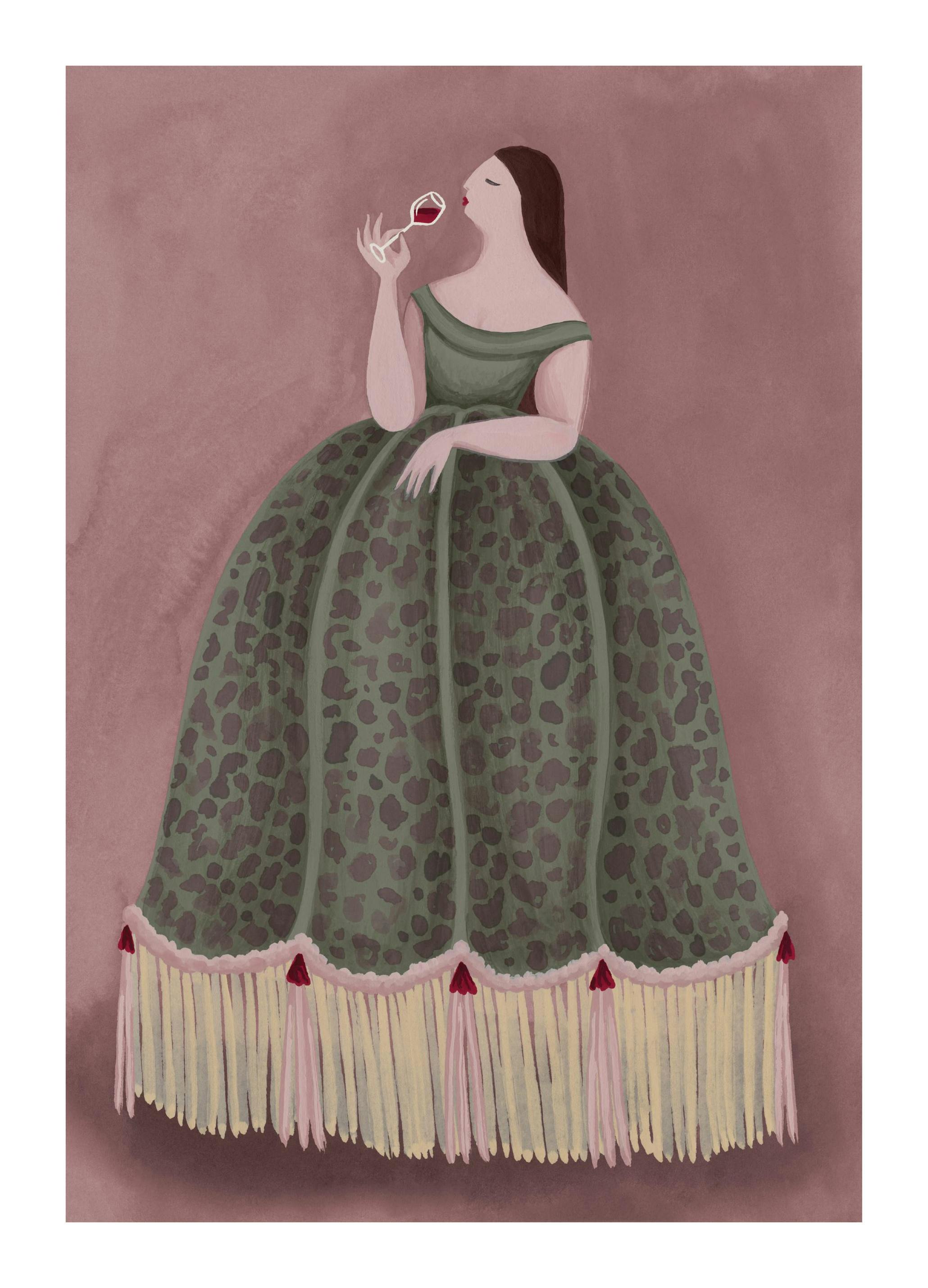 A Little Sip Print (50x70 cm)