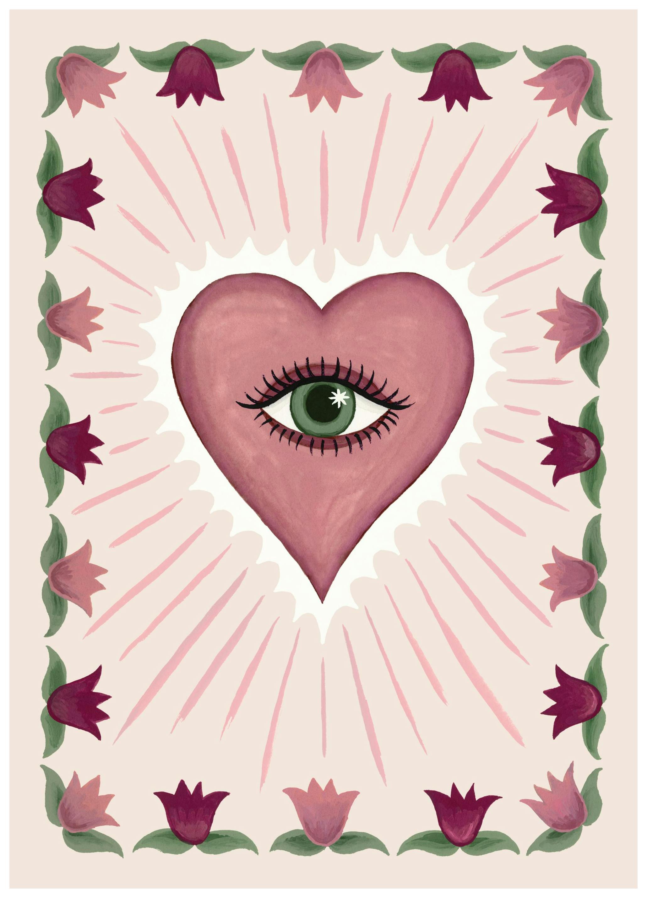 Eye of Love Print (50x70 cm)