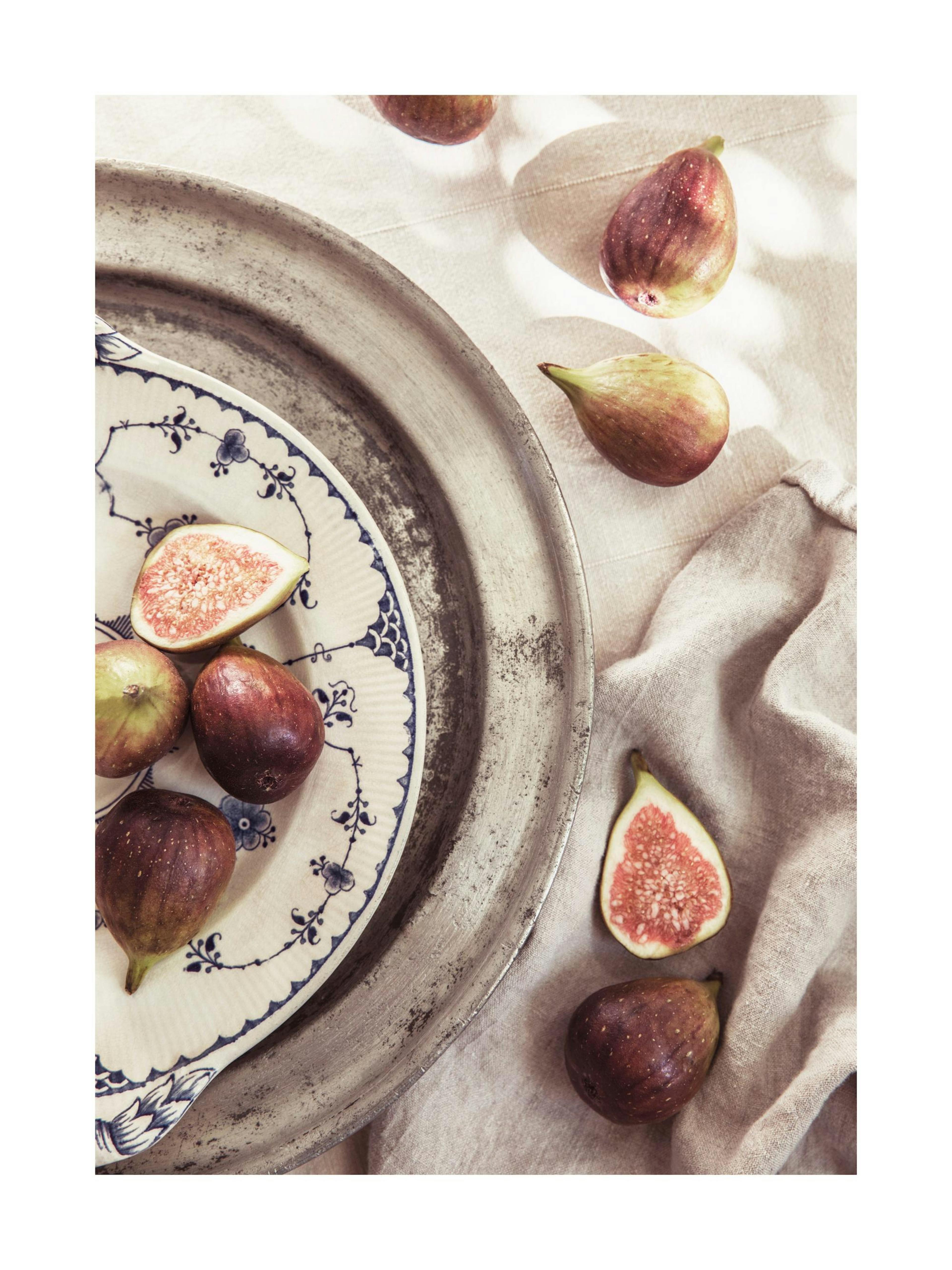 Figs on a Plate Print