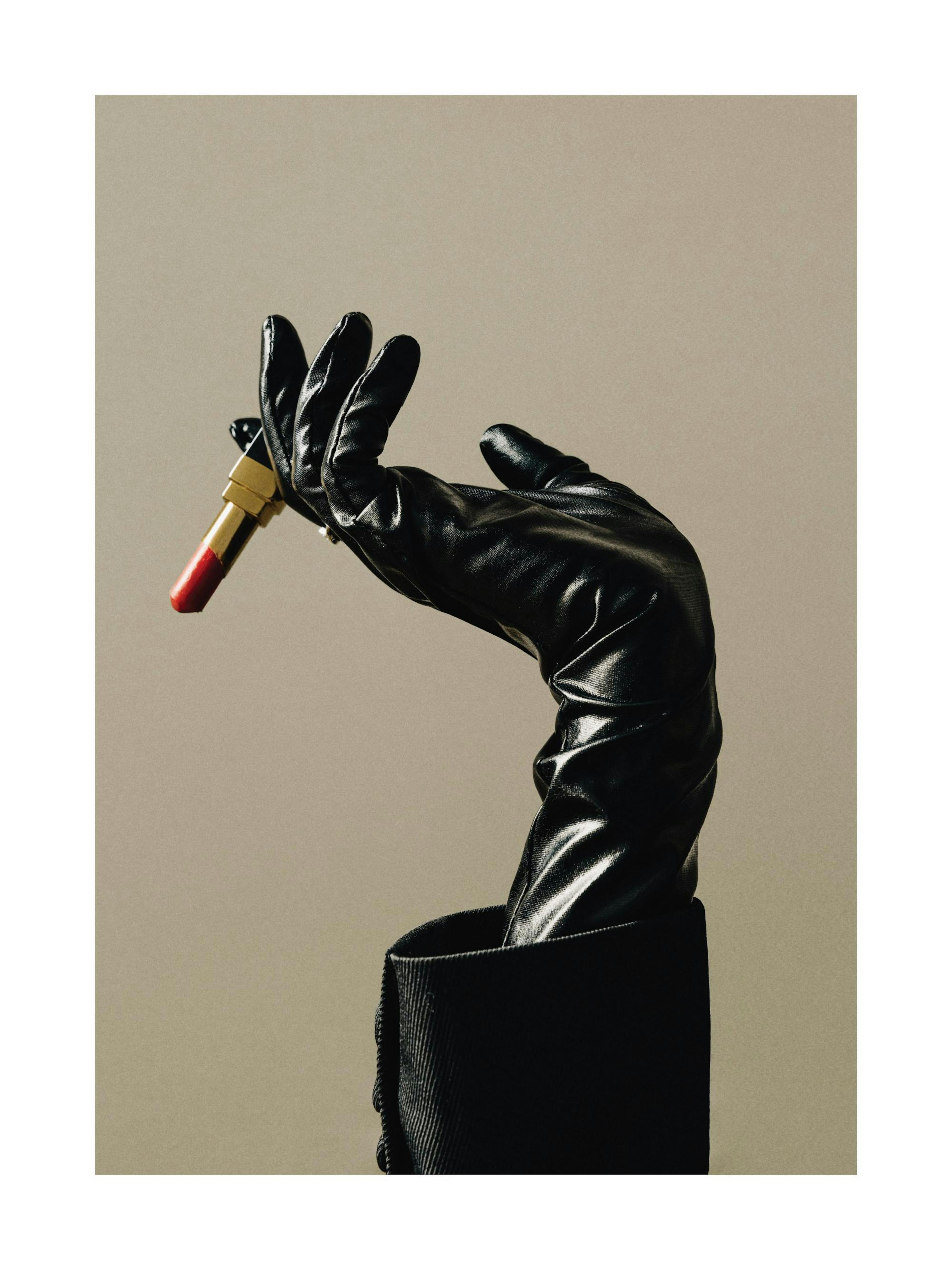 Lipstick and Leather Poster