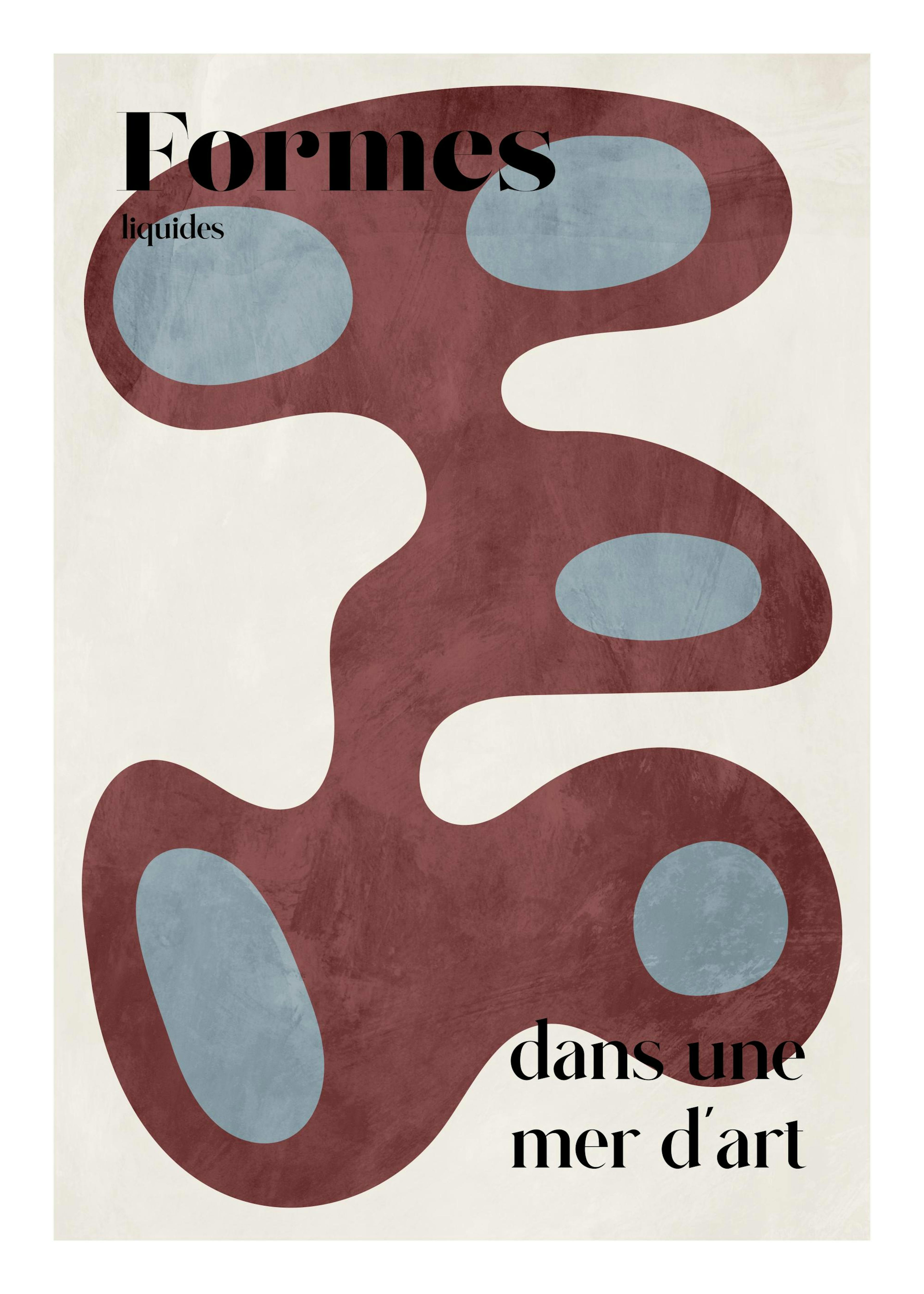 Liquid Shapes No2 Print 0