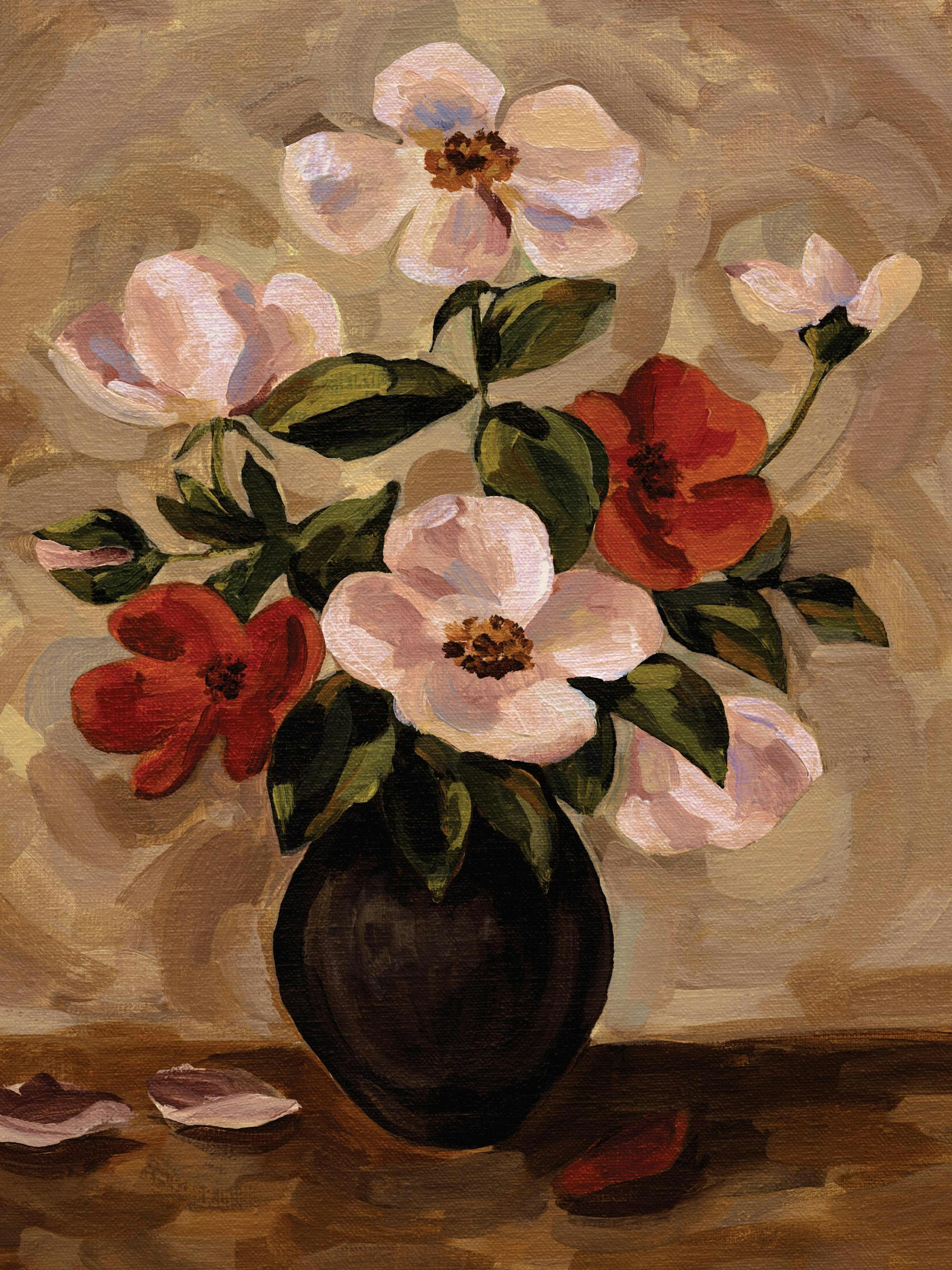 Rustic Floral Plakát