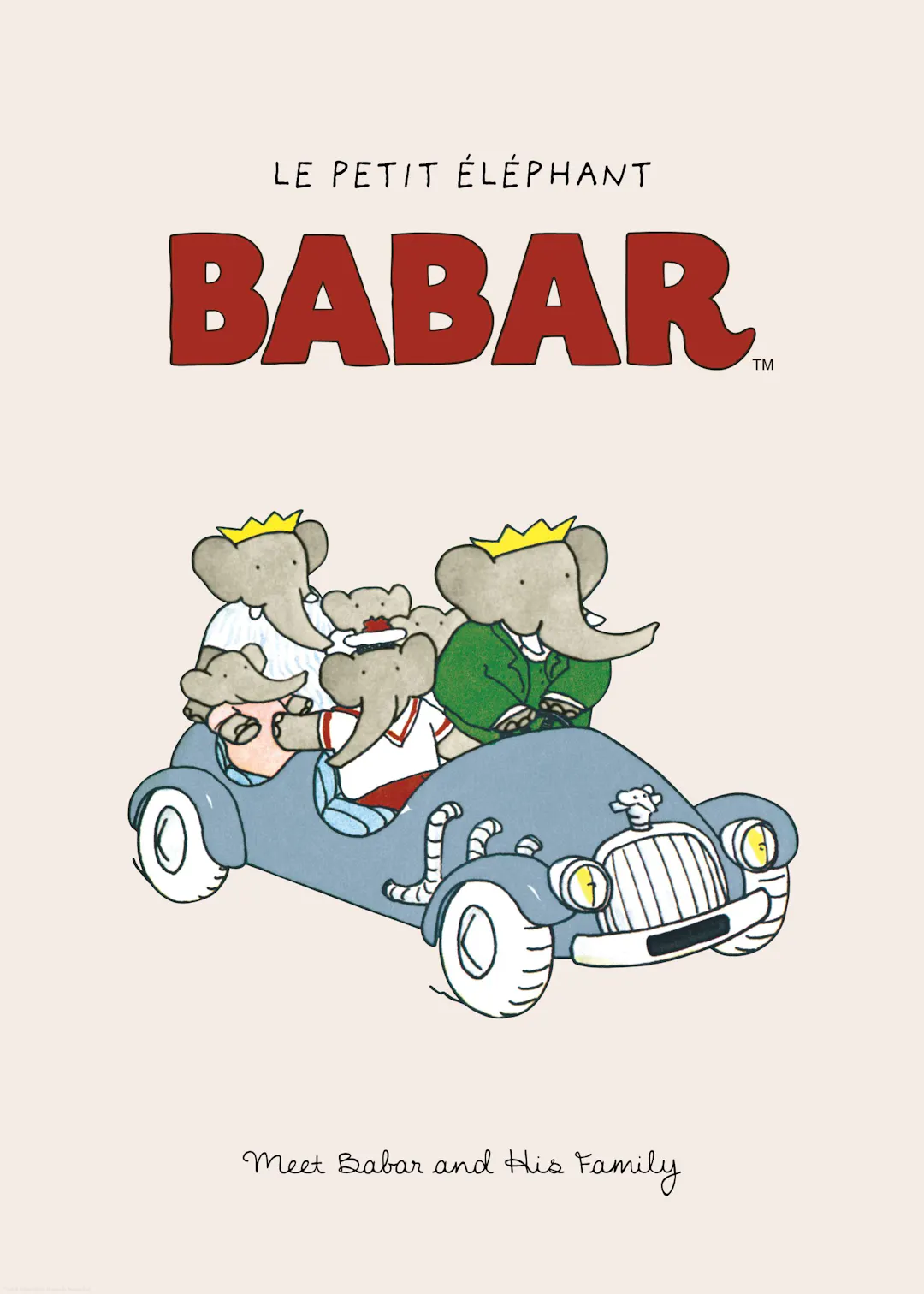 Babar - Le Petit Éléphant Poster