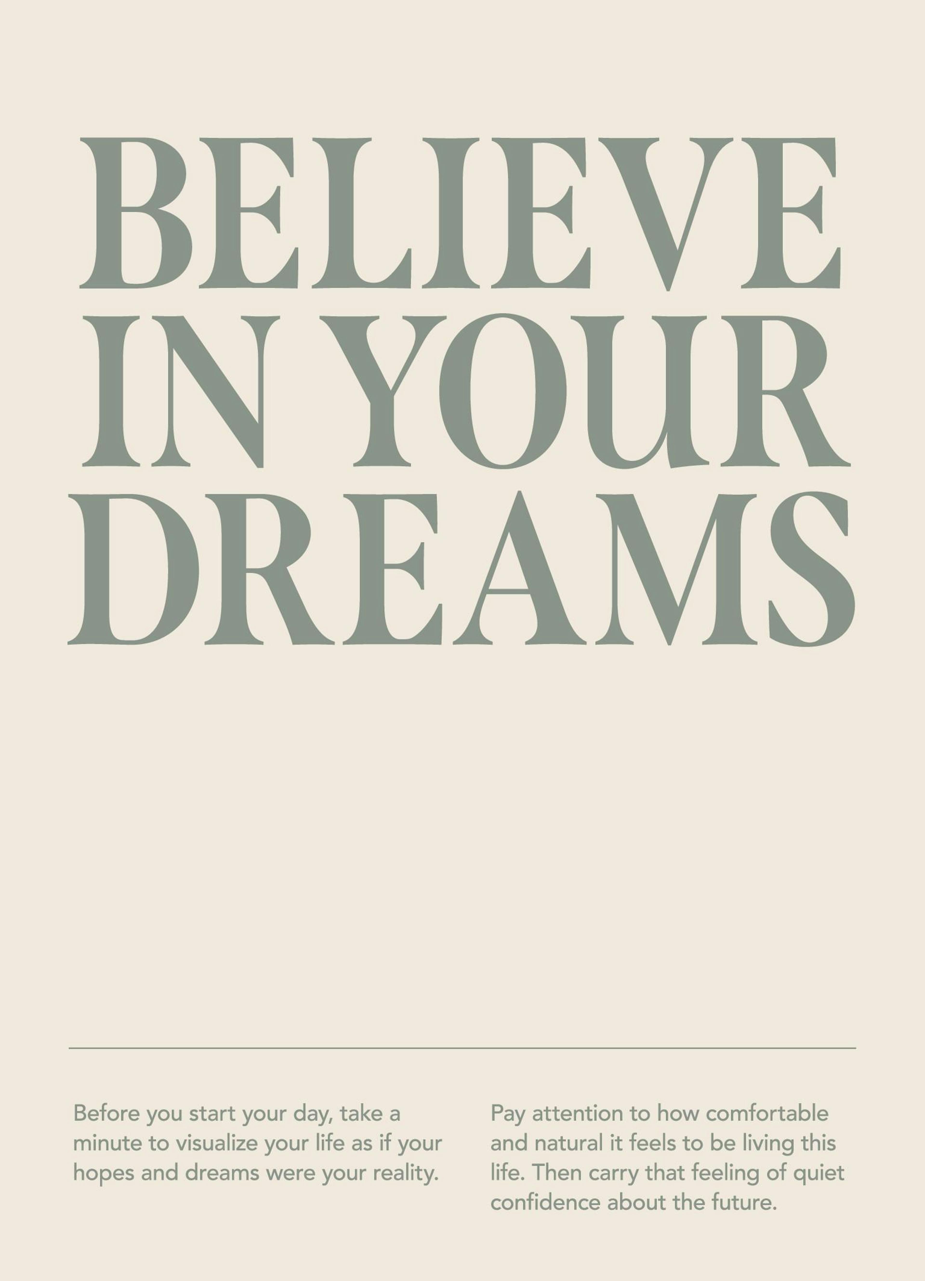 Believe In Your Dreams Print