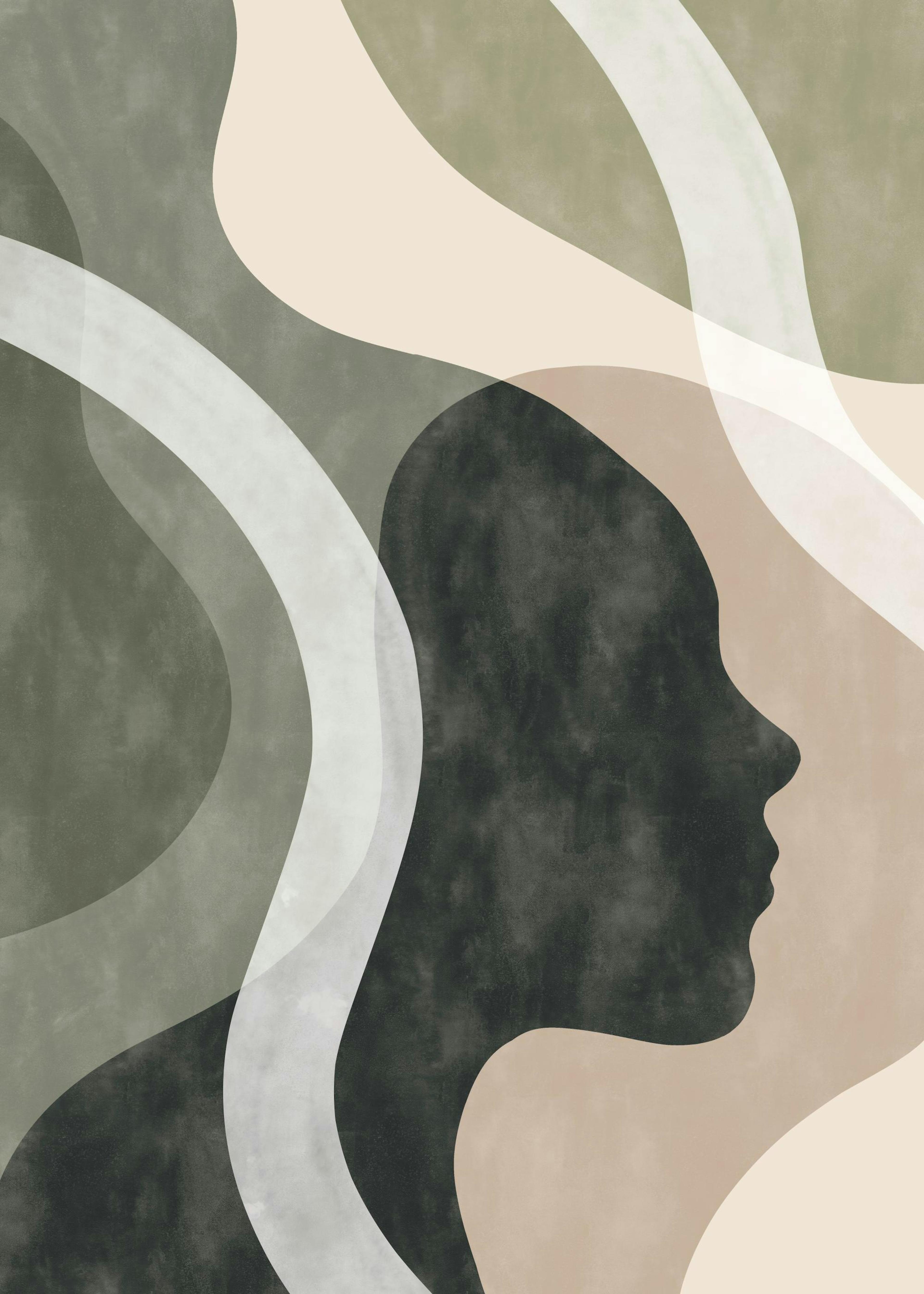 Shapes of a Face No1 Poster 0