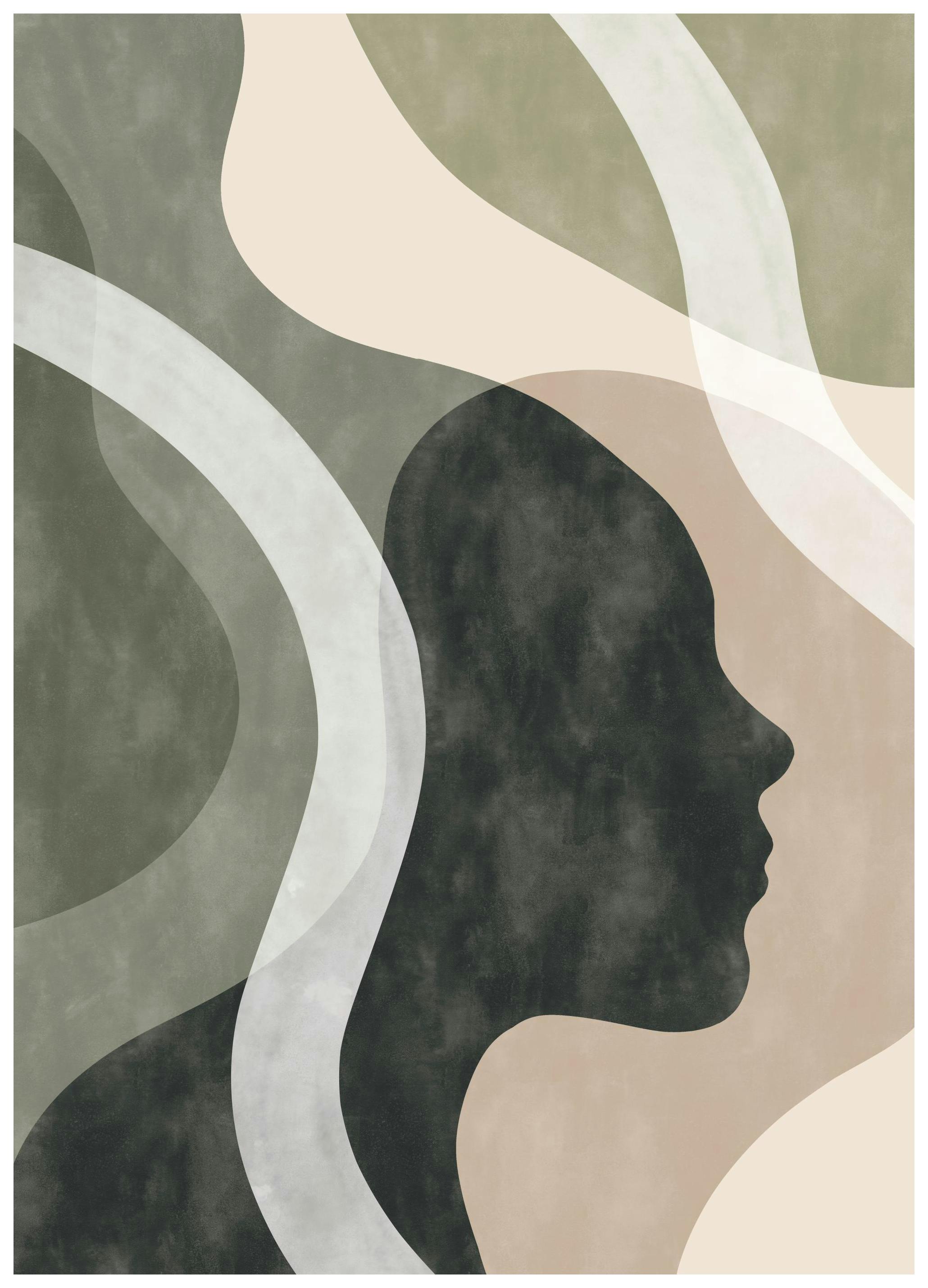 Prints - Shapes of a Face No1 Print (30x40 cm) - Art prints