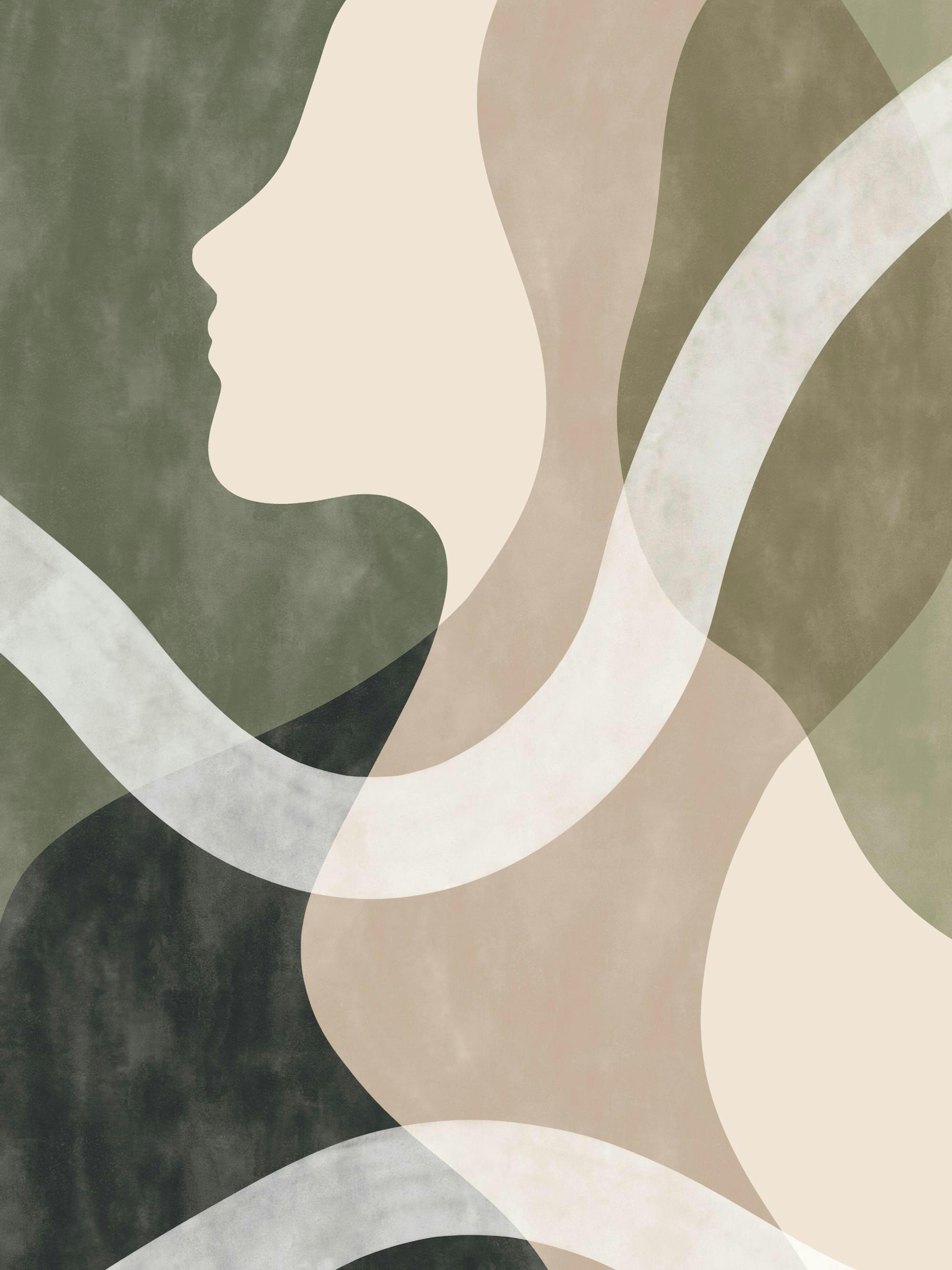 Shapes of a Face No2 Poster 0