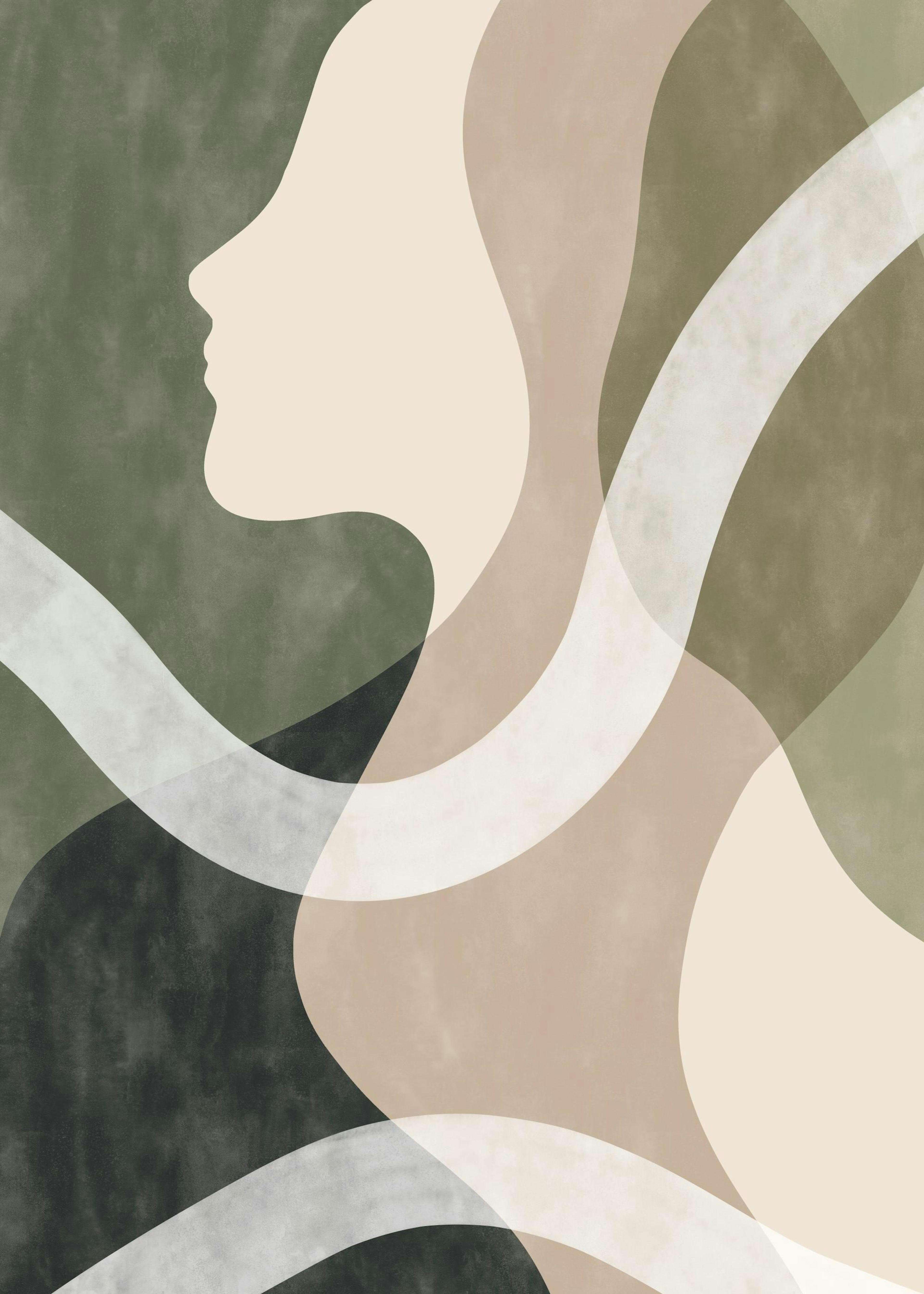 Shapes of a Face No2 Poster 0