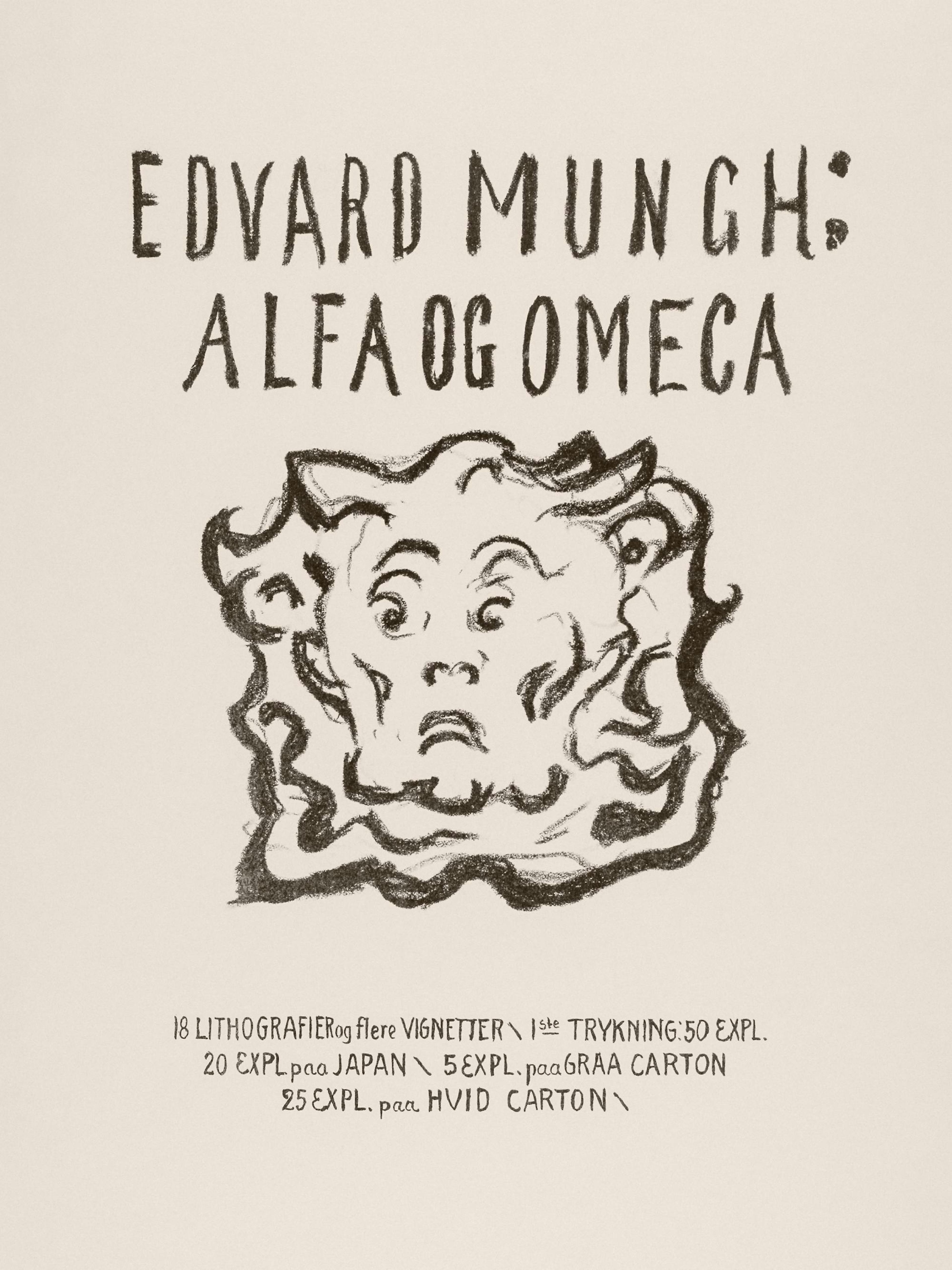 Edvard Munch - Alfa and Omega Poster