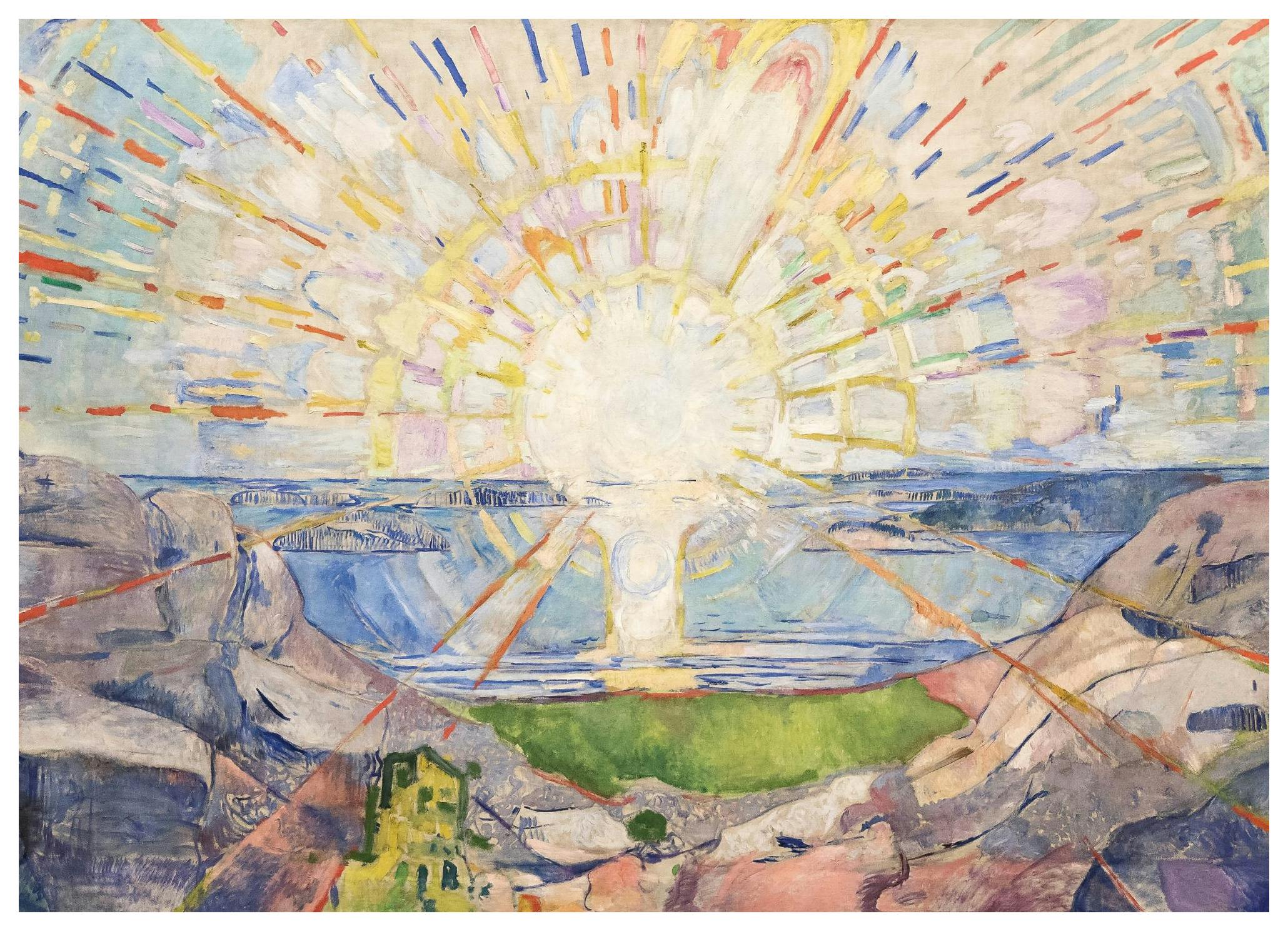 Edvard Munch - Solenintro Poster (50x70 cm)