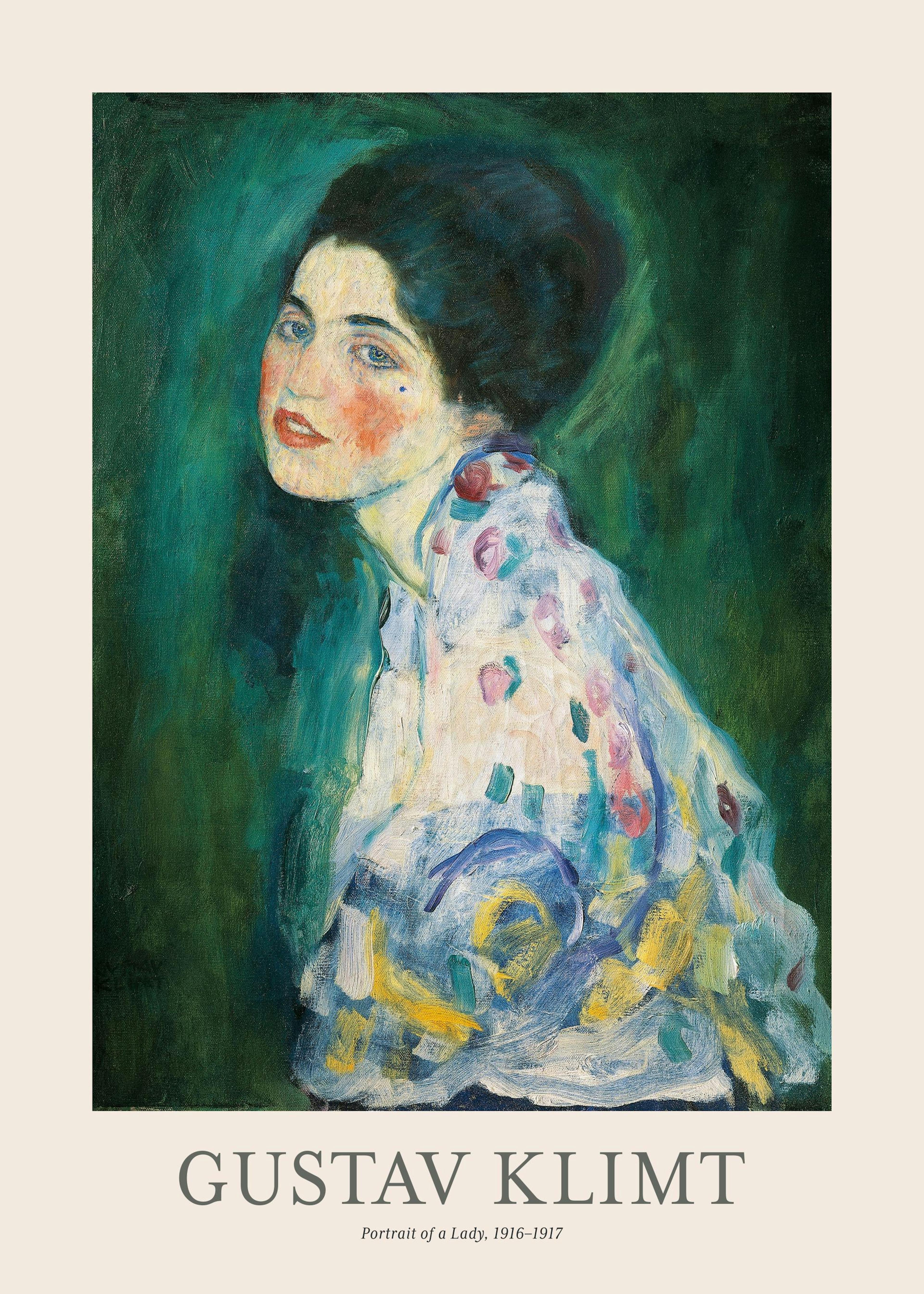 Gustav Klimt - Portrait of a Lady Plakat 0