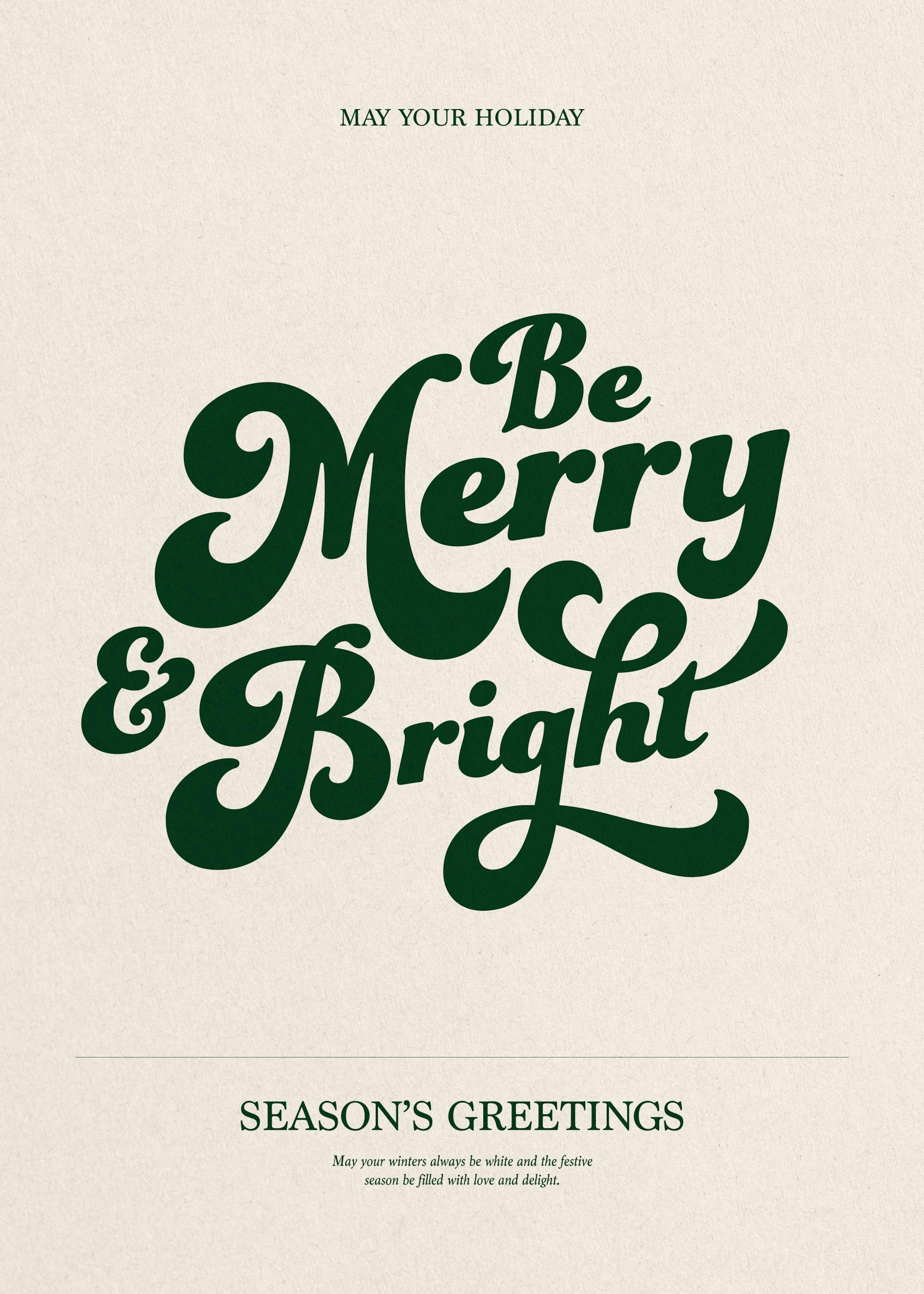 Be Merry and Bright Poster 0
