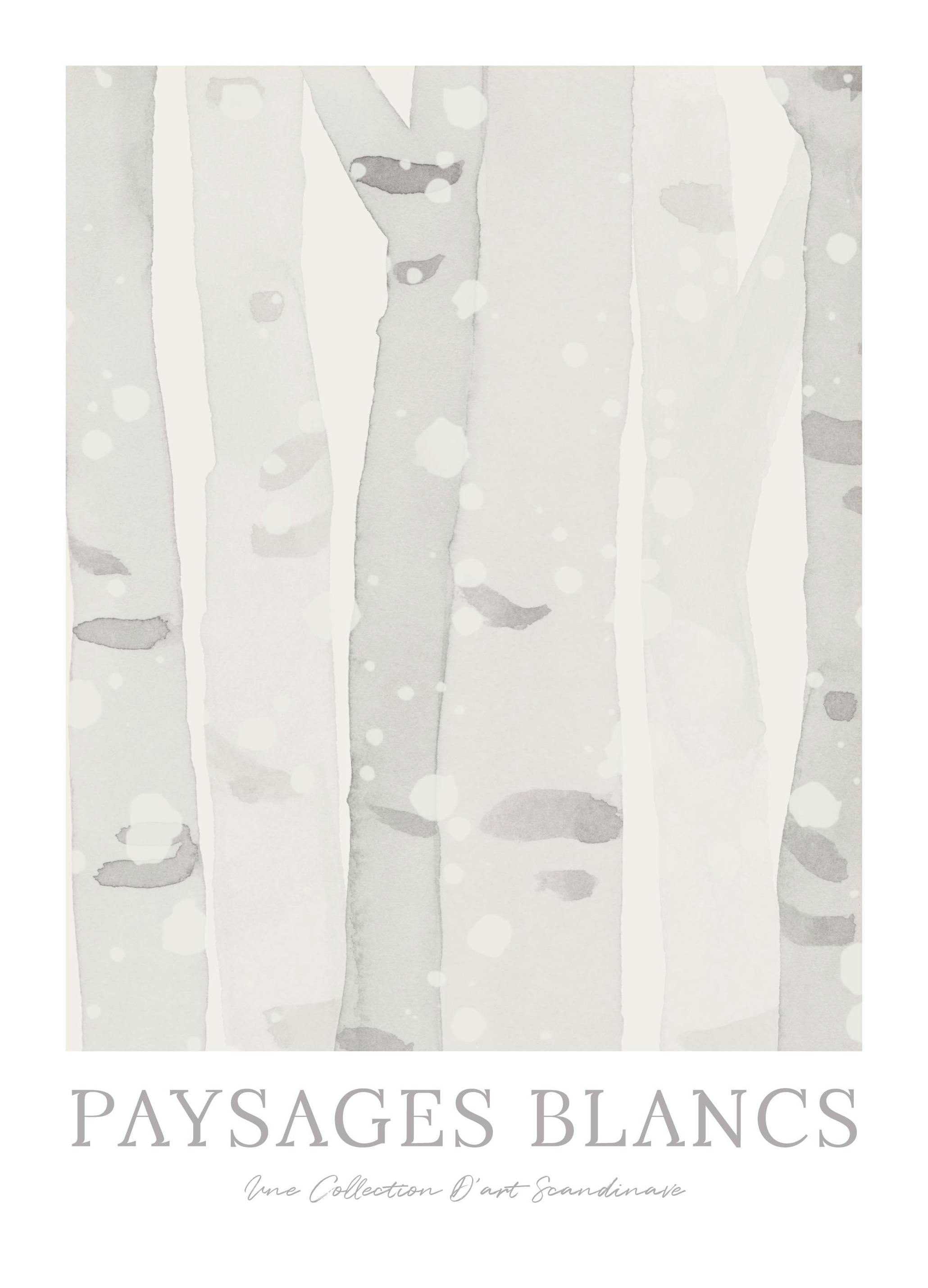 Birch Forest Print (30x40 cm)