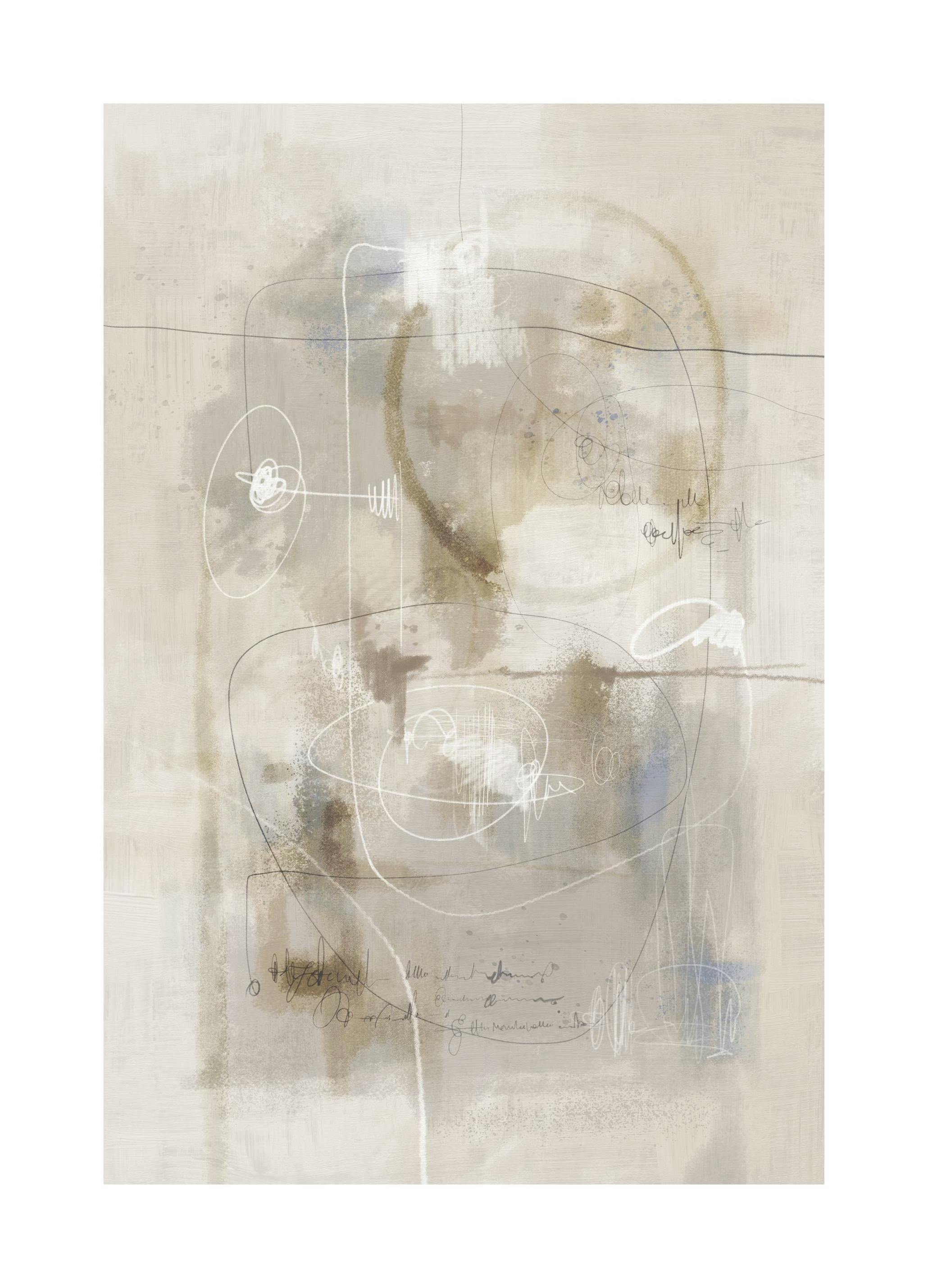 Beige Impression No1 Print (30x40 cm)