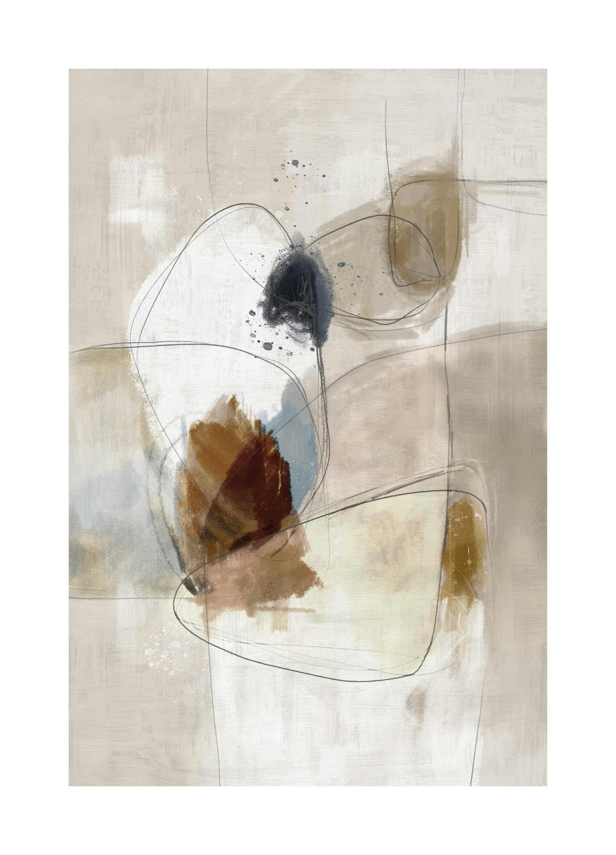 Prints - Beige Impression No2 (100x150 cm) - Abstract art prints