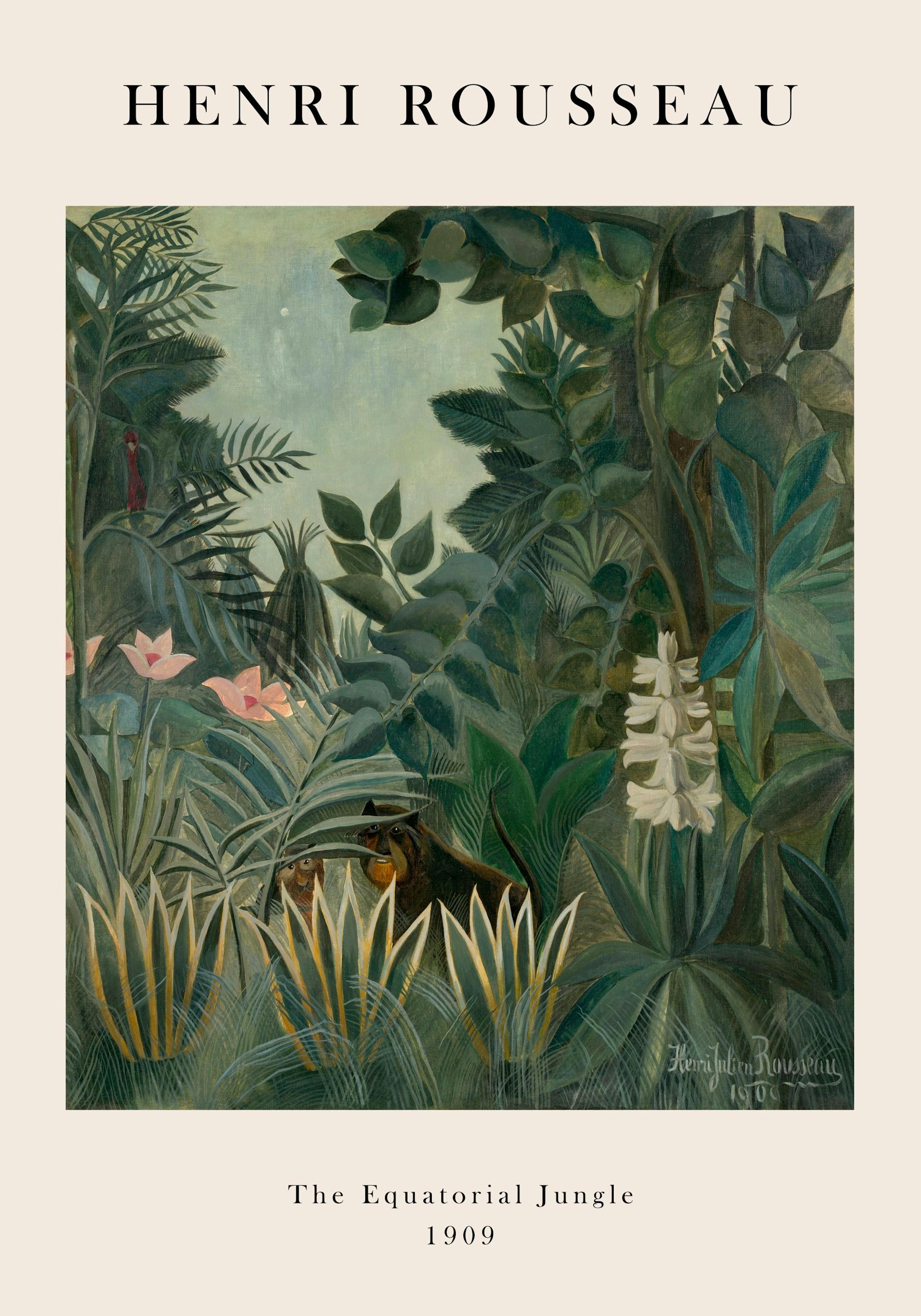 Rousseau - The Equatorial Jungle Plakat 0