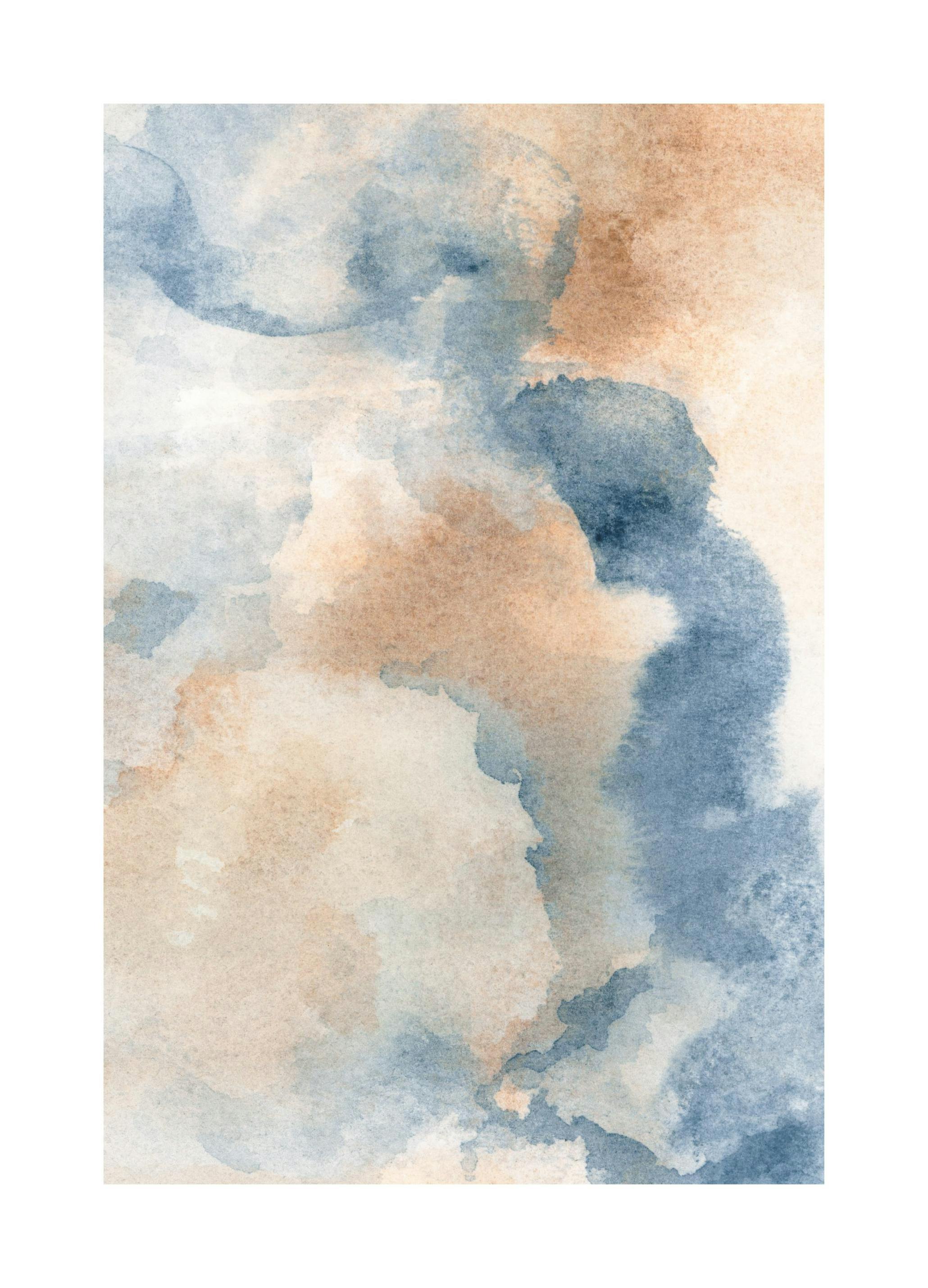 Moody Watercolor No1 Print (30x40 cm)