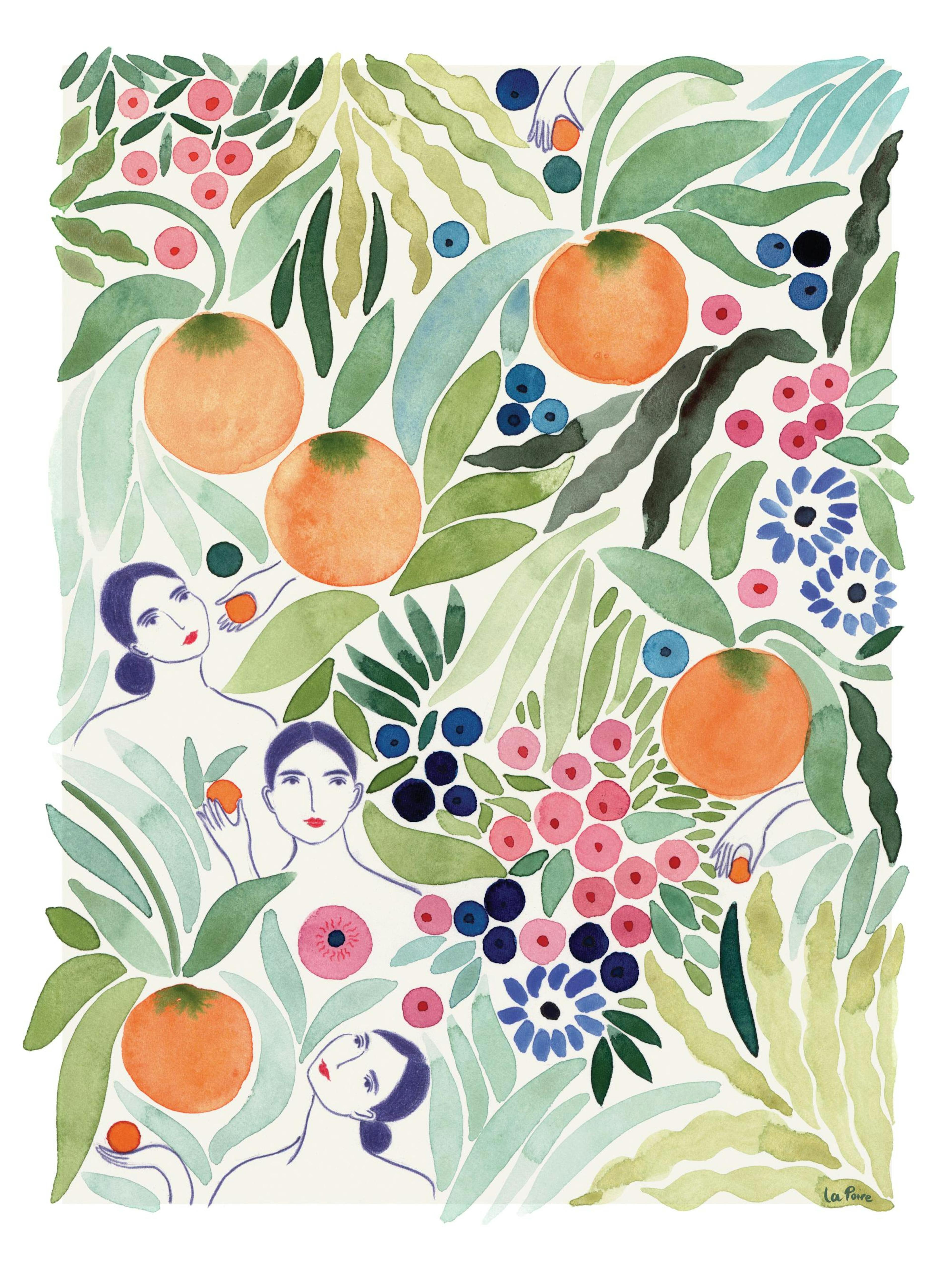 La Poire - Fruit Friends Print 0