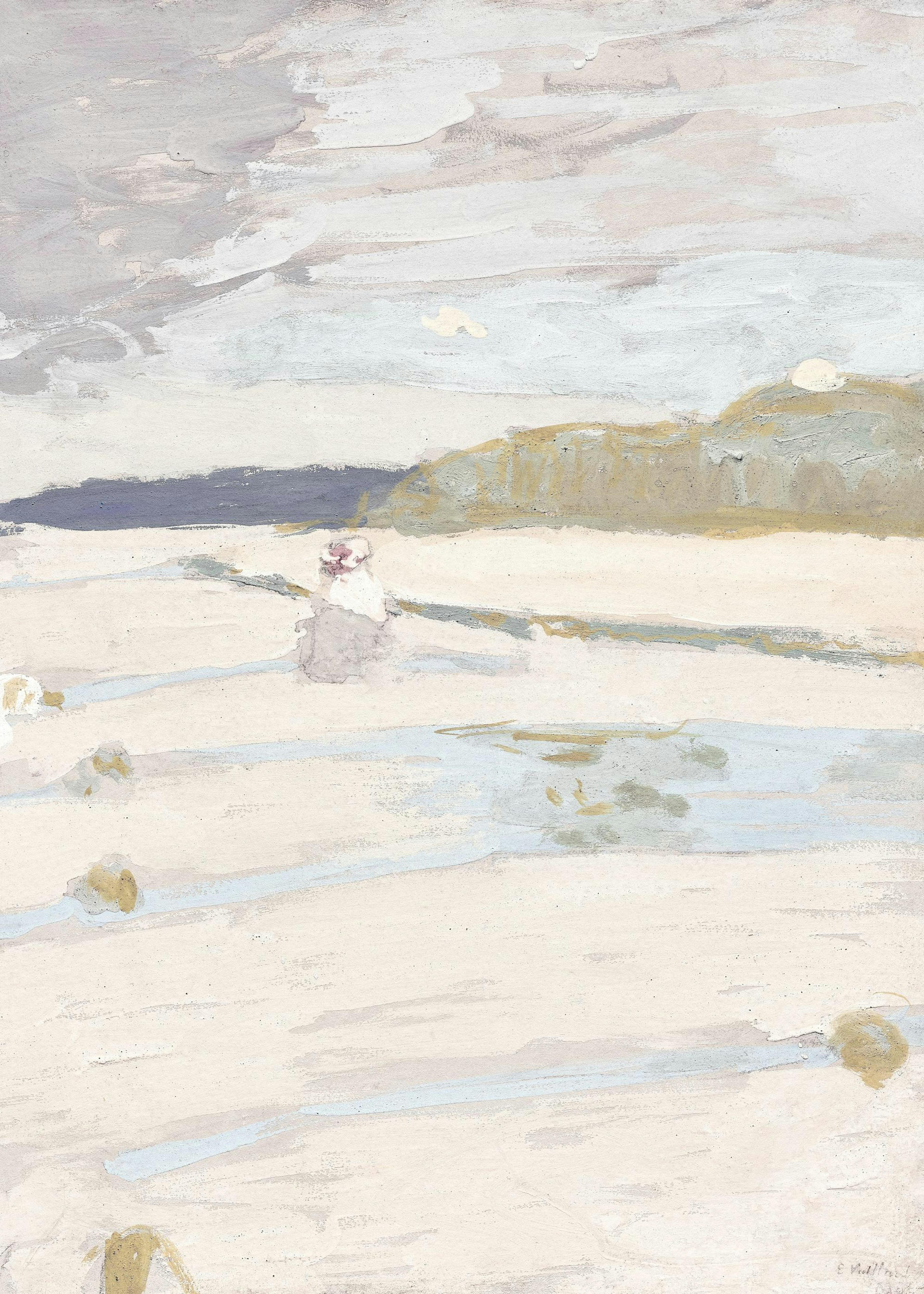 Édouard Vuillard - The Beach at Saint-Jacut Poster 0