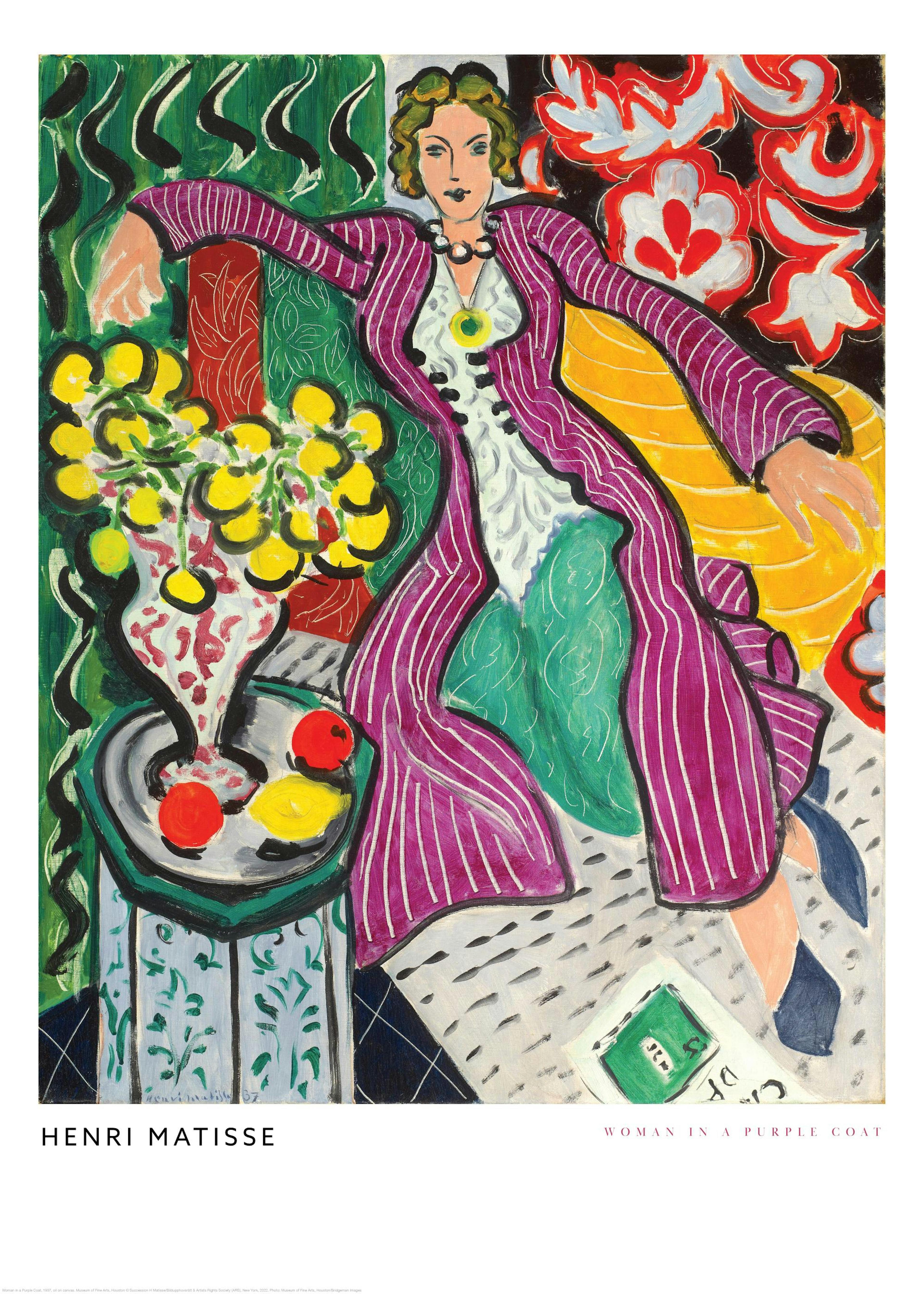 Matisse - Woman in a Purple Coat Affiche 0