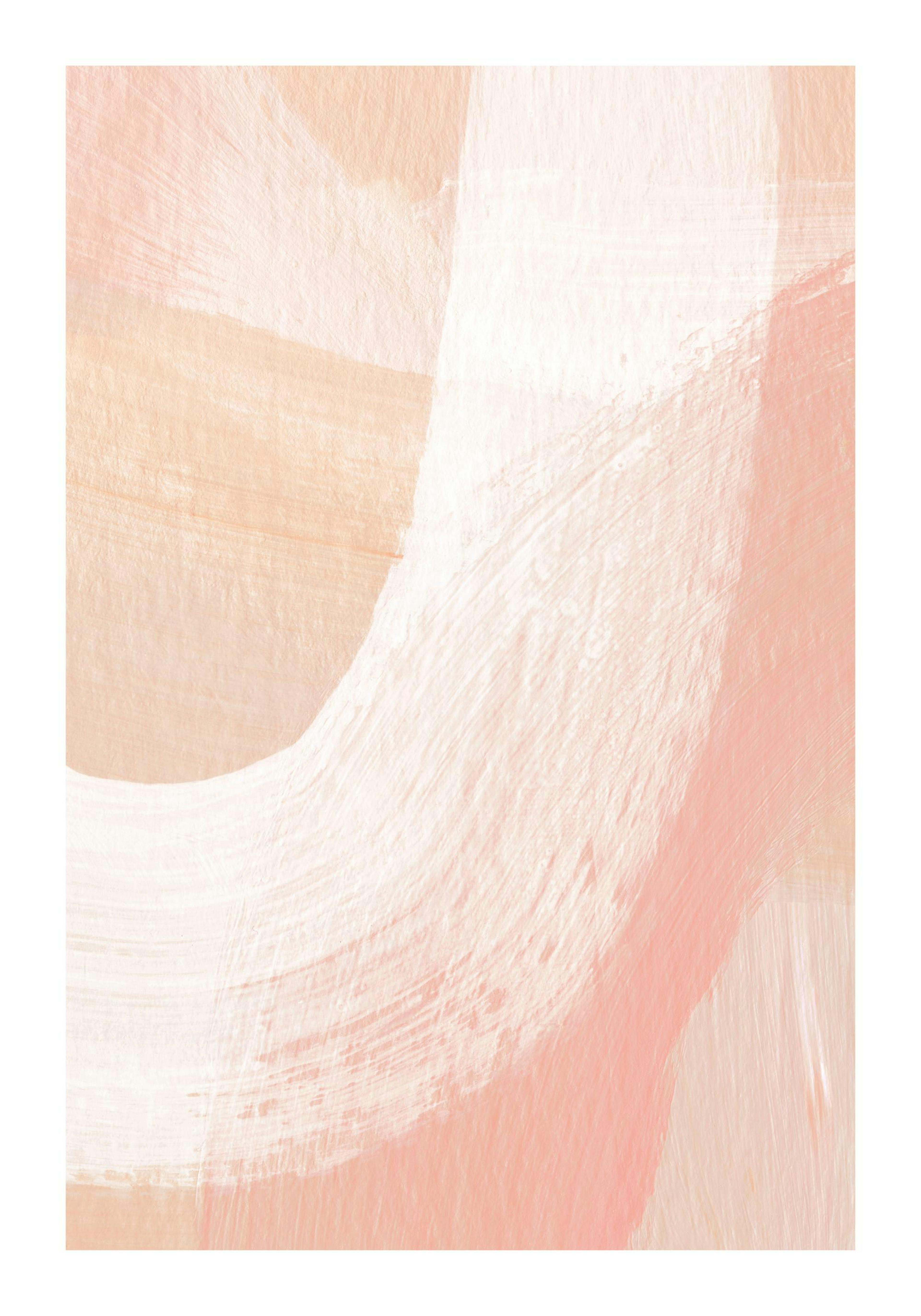 Peachy Abstract No2 Print 0