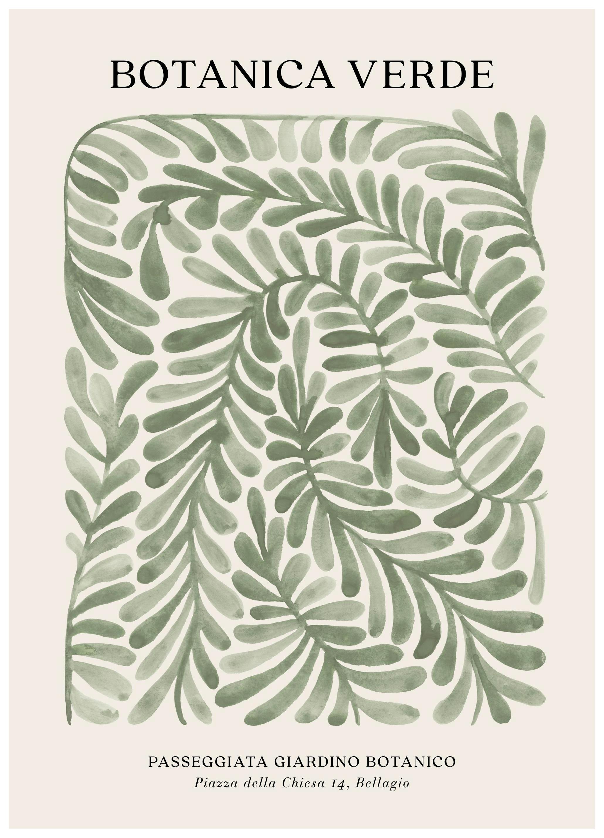 Prints - Botanica Verde Print (50x70 cm) - Watercolour paintings