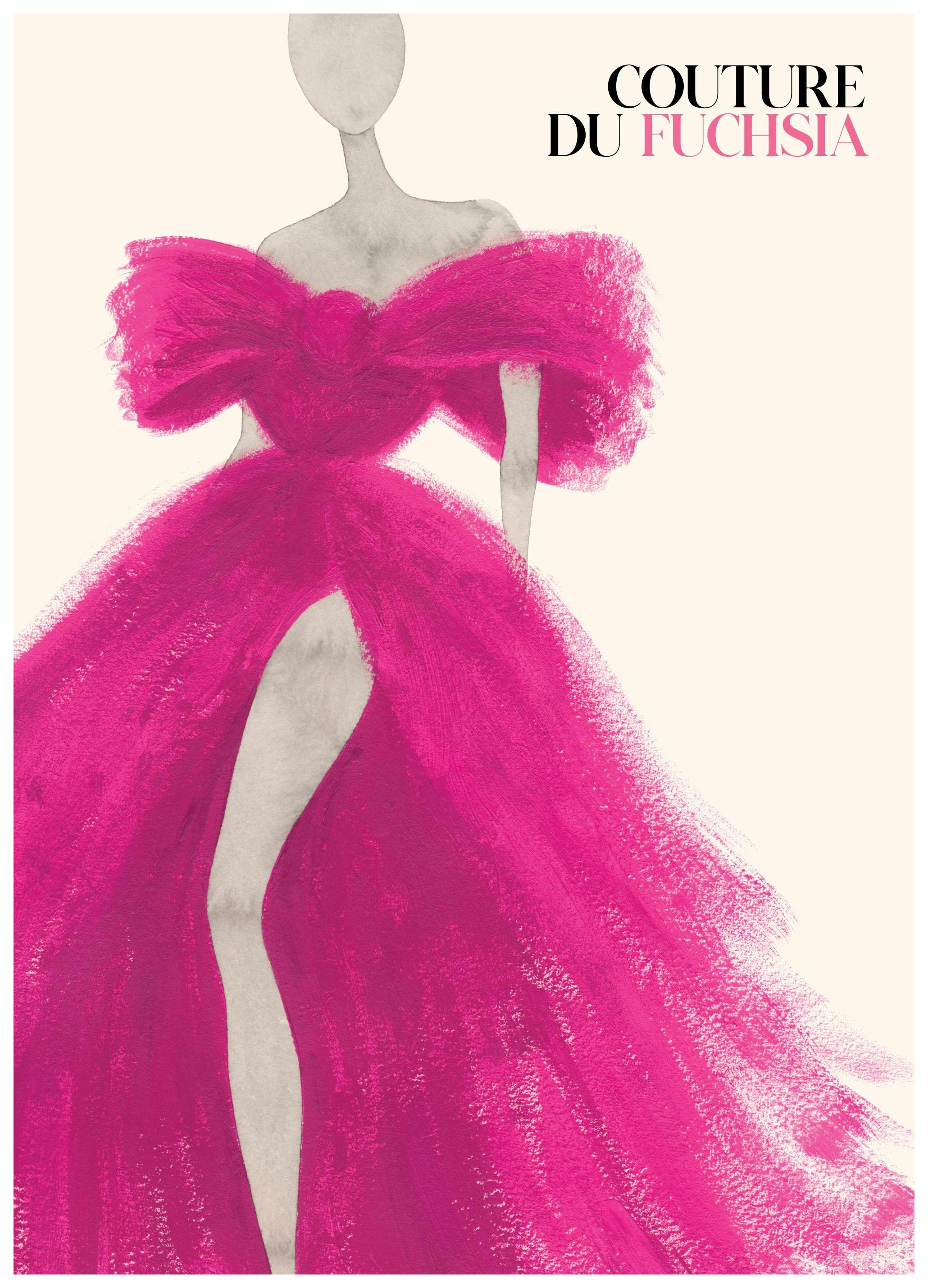 Couture du Fuchsia Poster (70x100 cm)