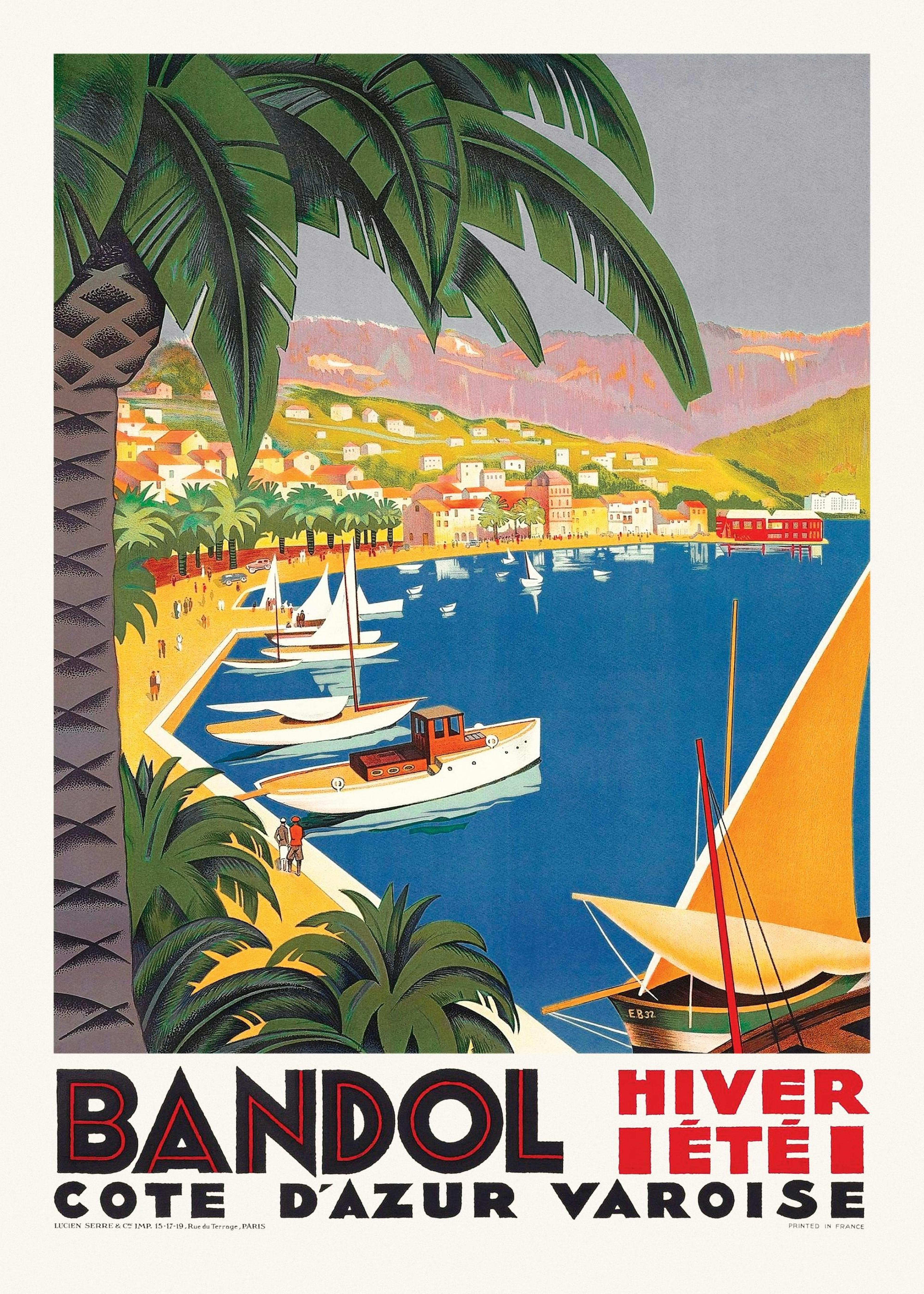 Bandol Vintage Plakat 0