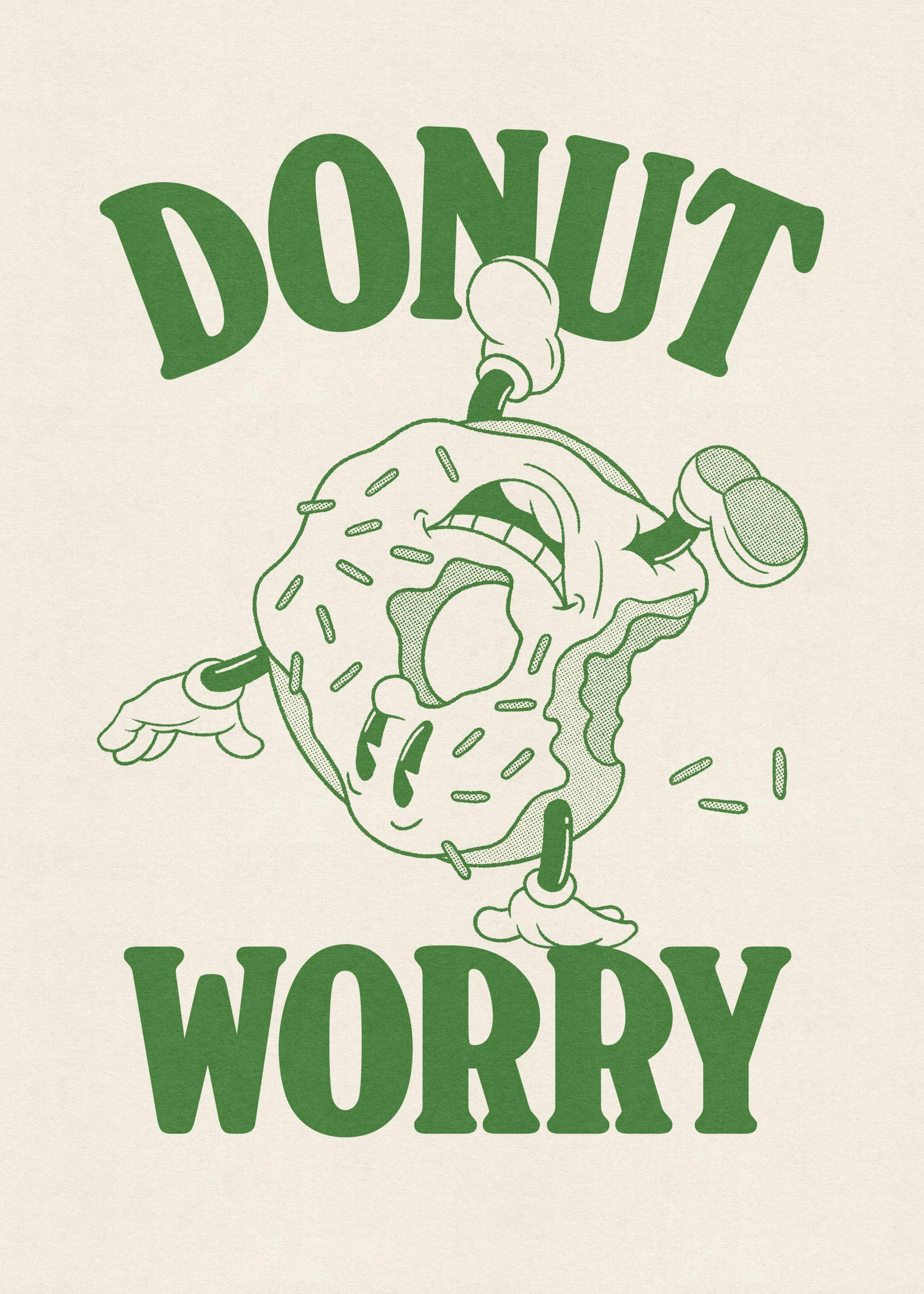 Donut Worry Plakat 0
