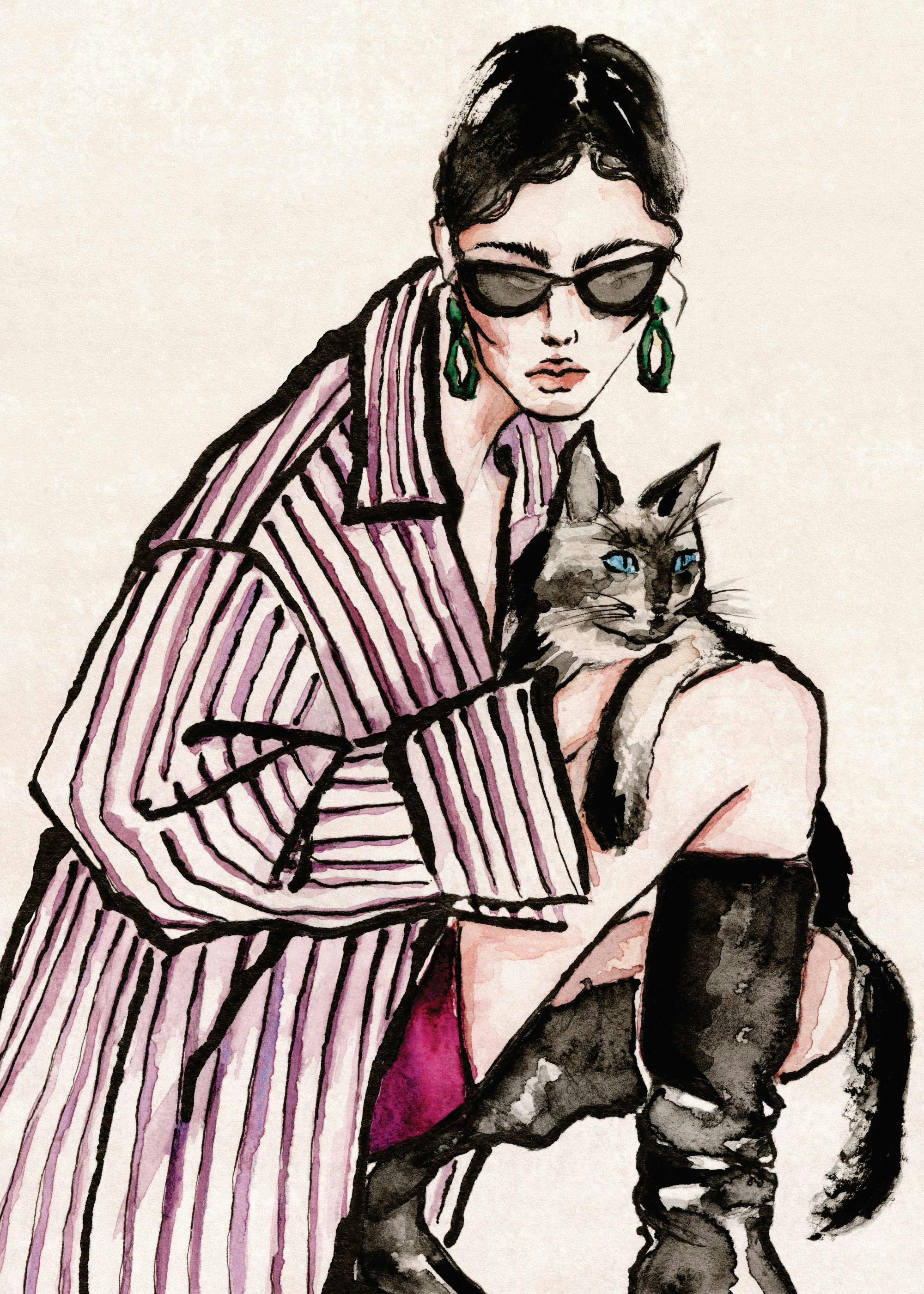 Cat Lady Print 0