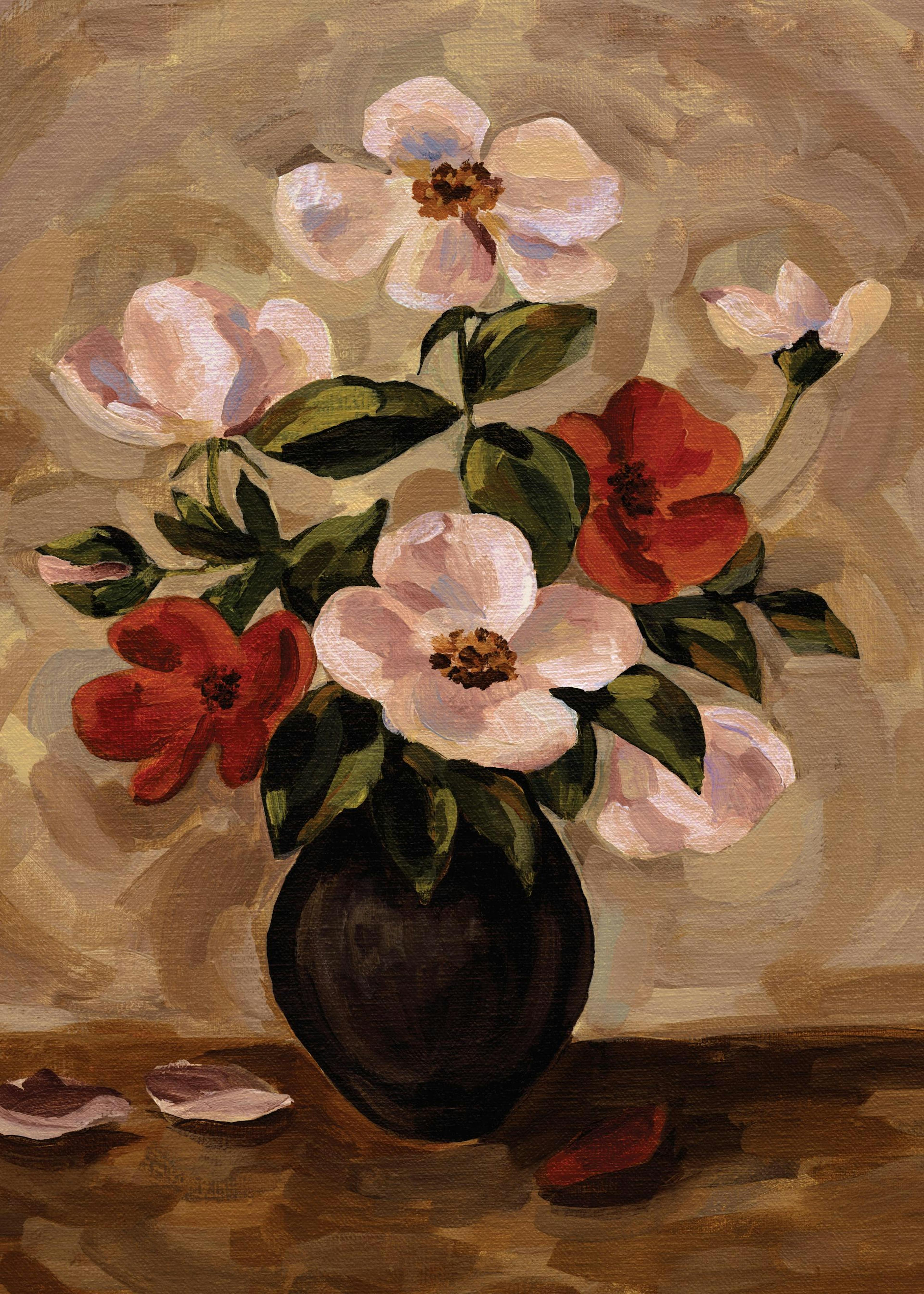 Rustic Floral Print 0
