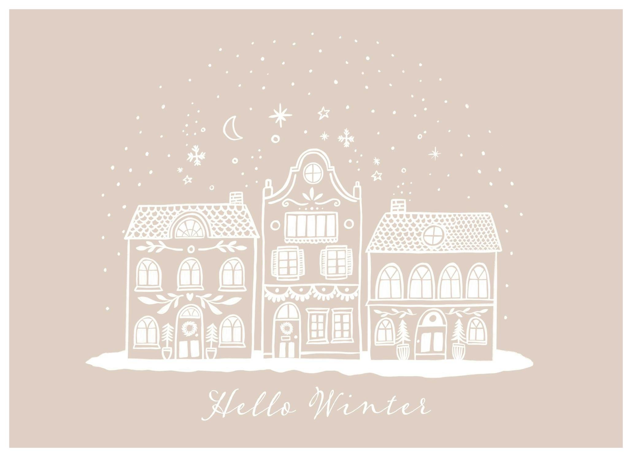 Prints - Hello Winter Print (30x40 cm) - Seasons