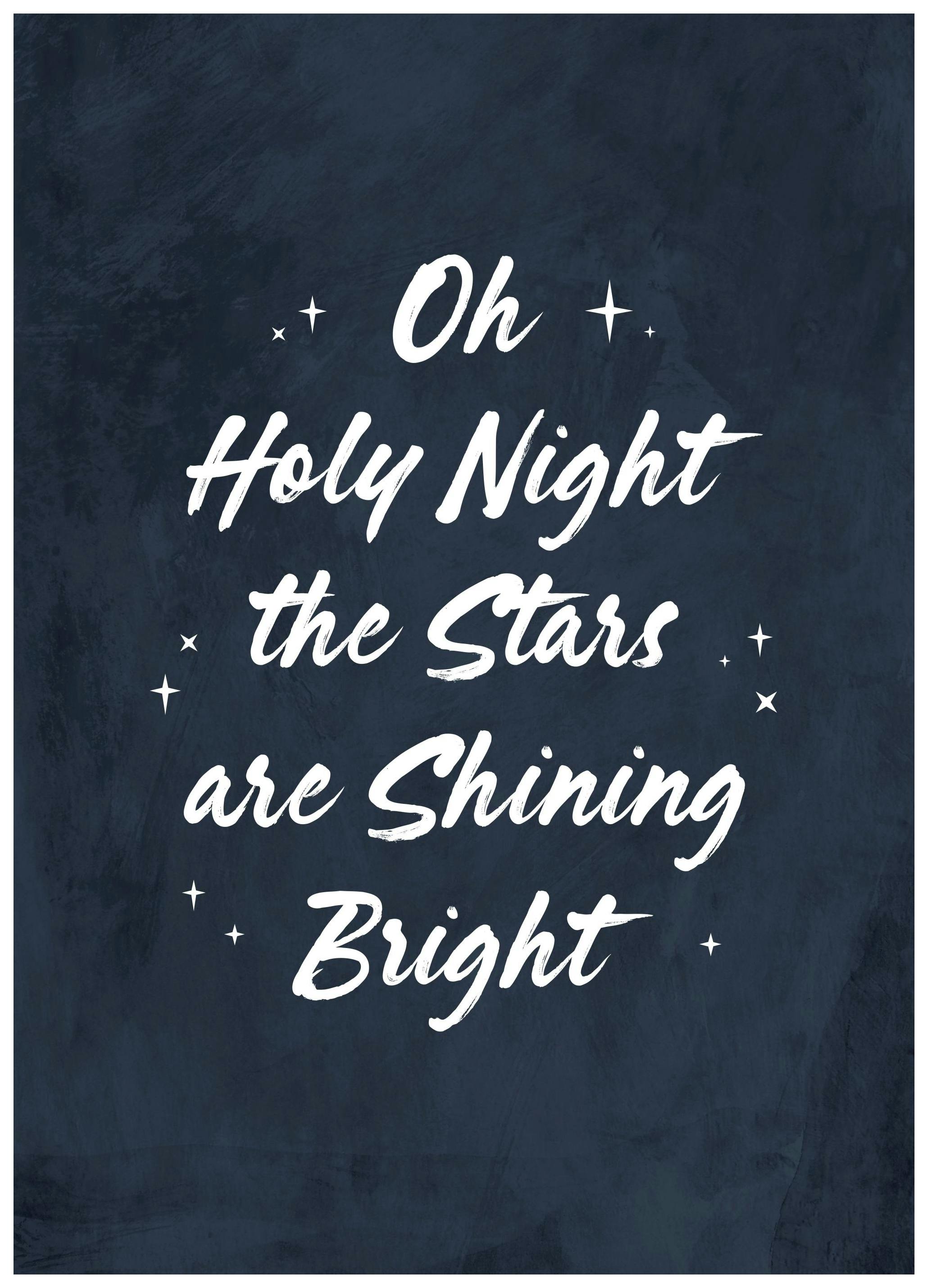 Oh Holy Night Affiche (13x18 cm)  Saisons