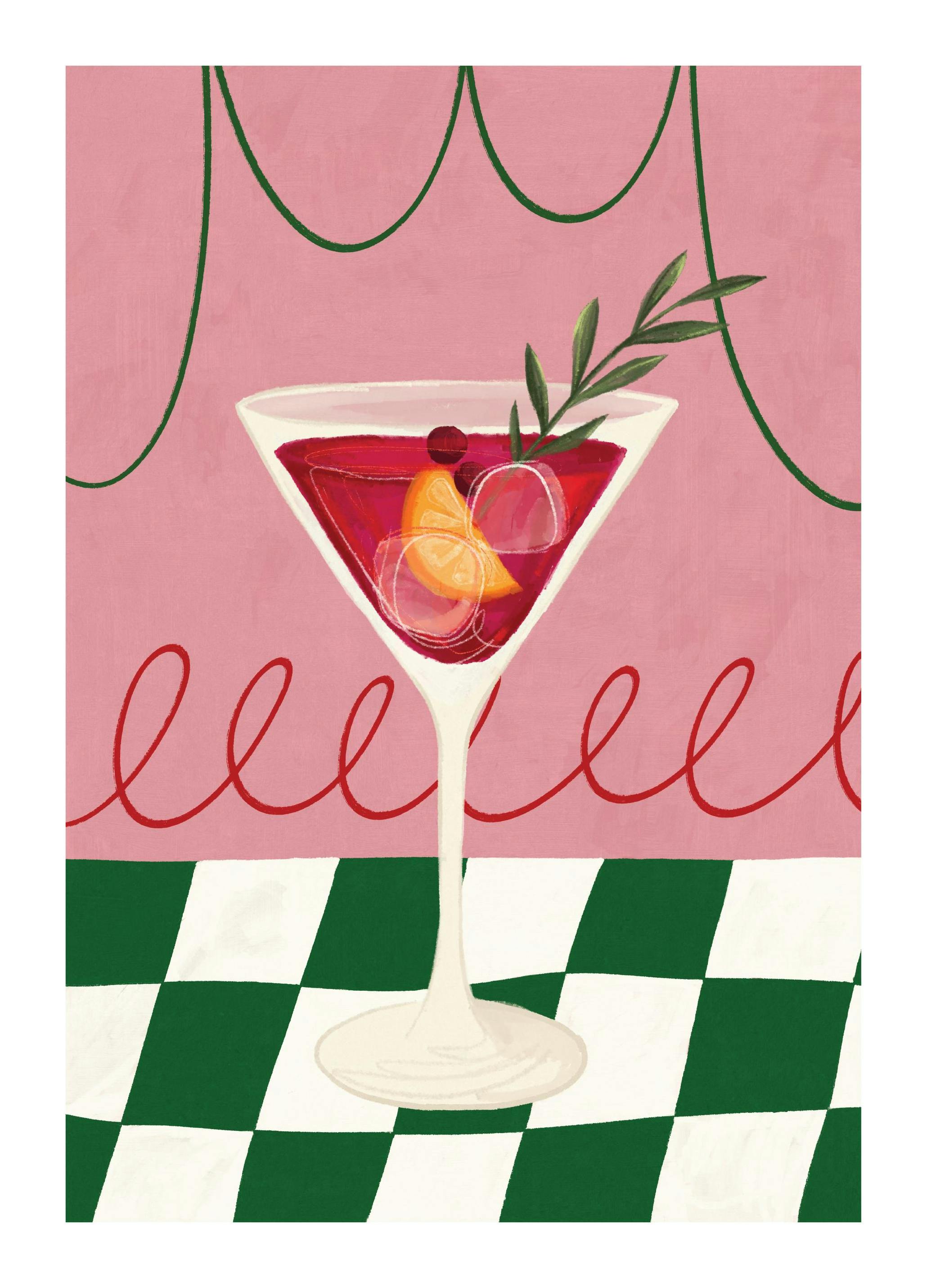Holiday Drink Print (30x40 cm)