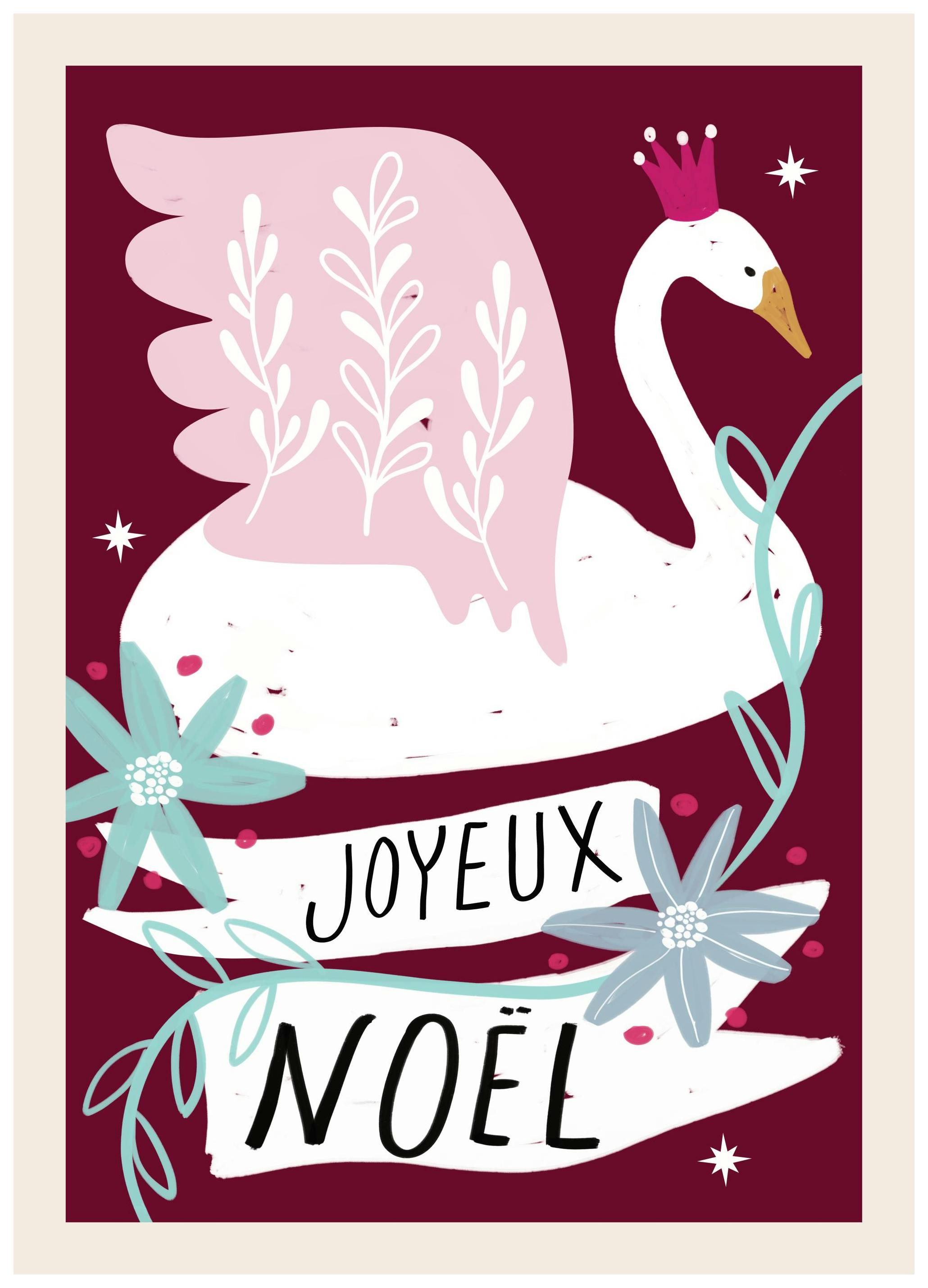 Prints - Noël Swan Print (13x18 cm) - Seasons