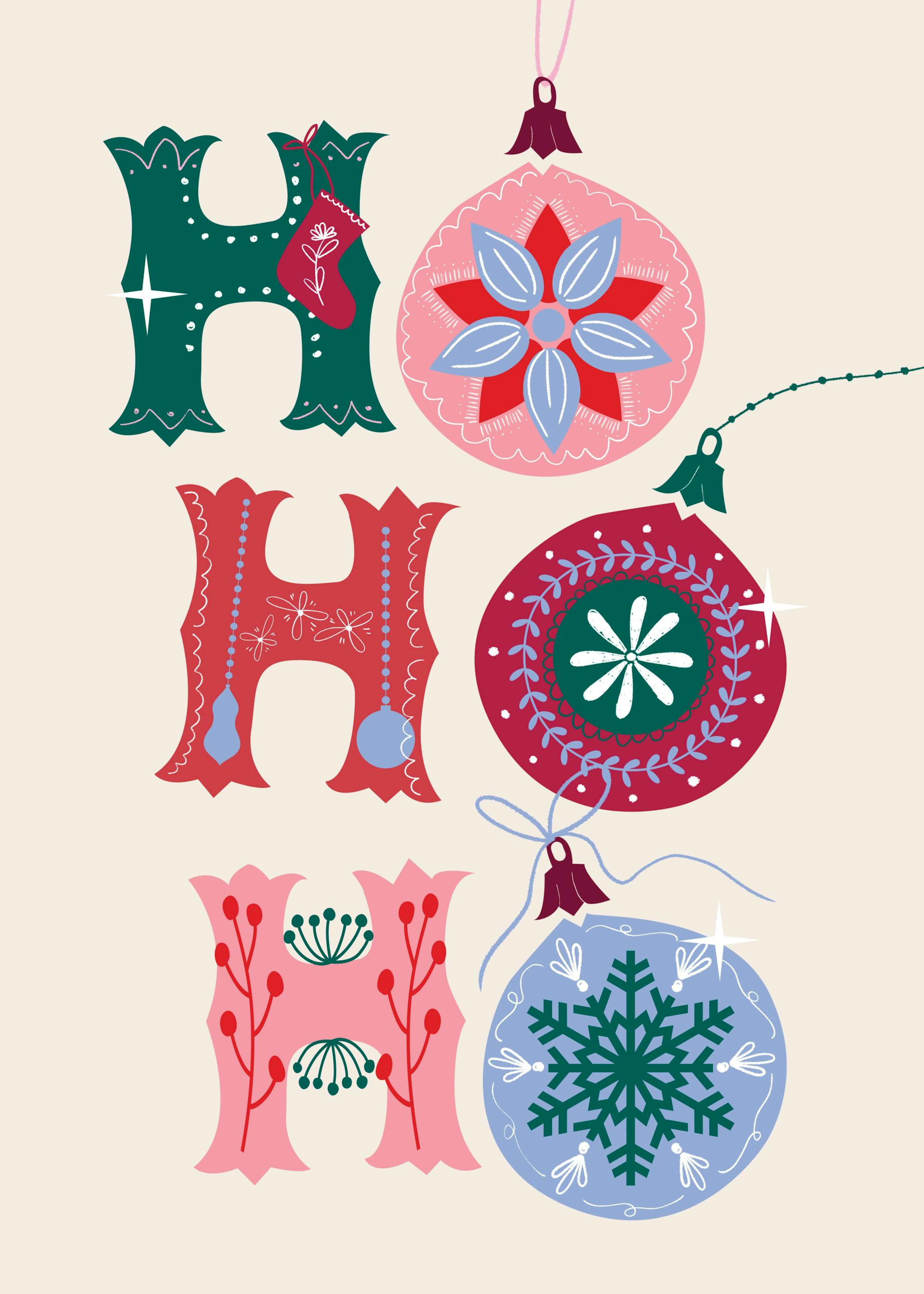 Ho Ho Ho Print 0