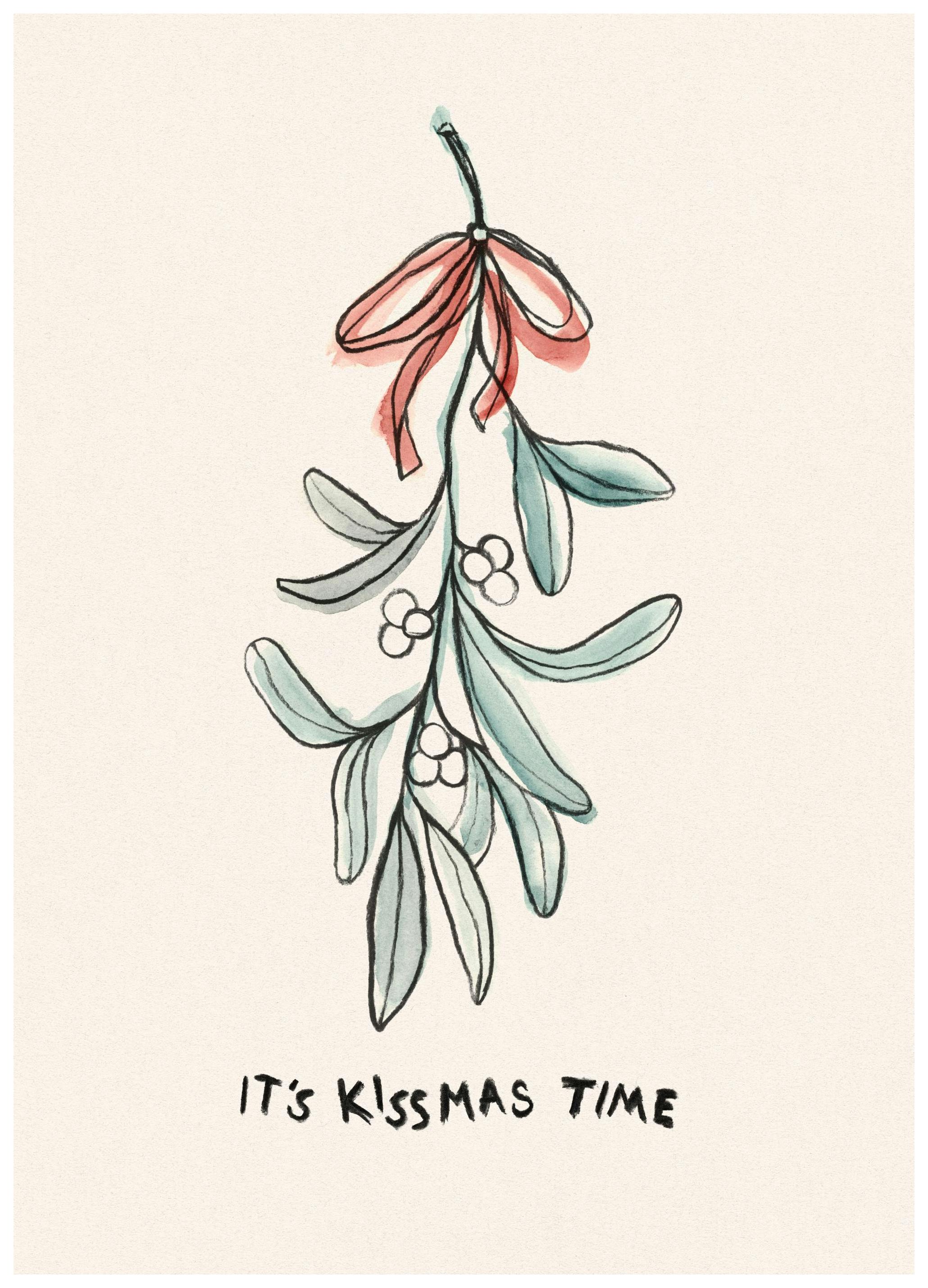 It's Kissmas Time Poster (50x70 cm)