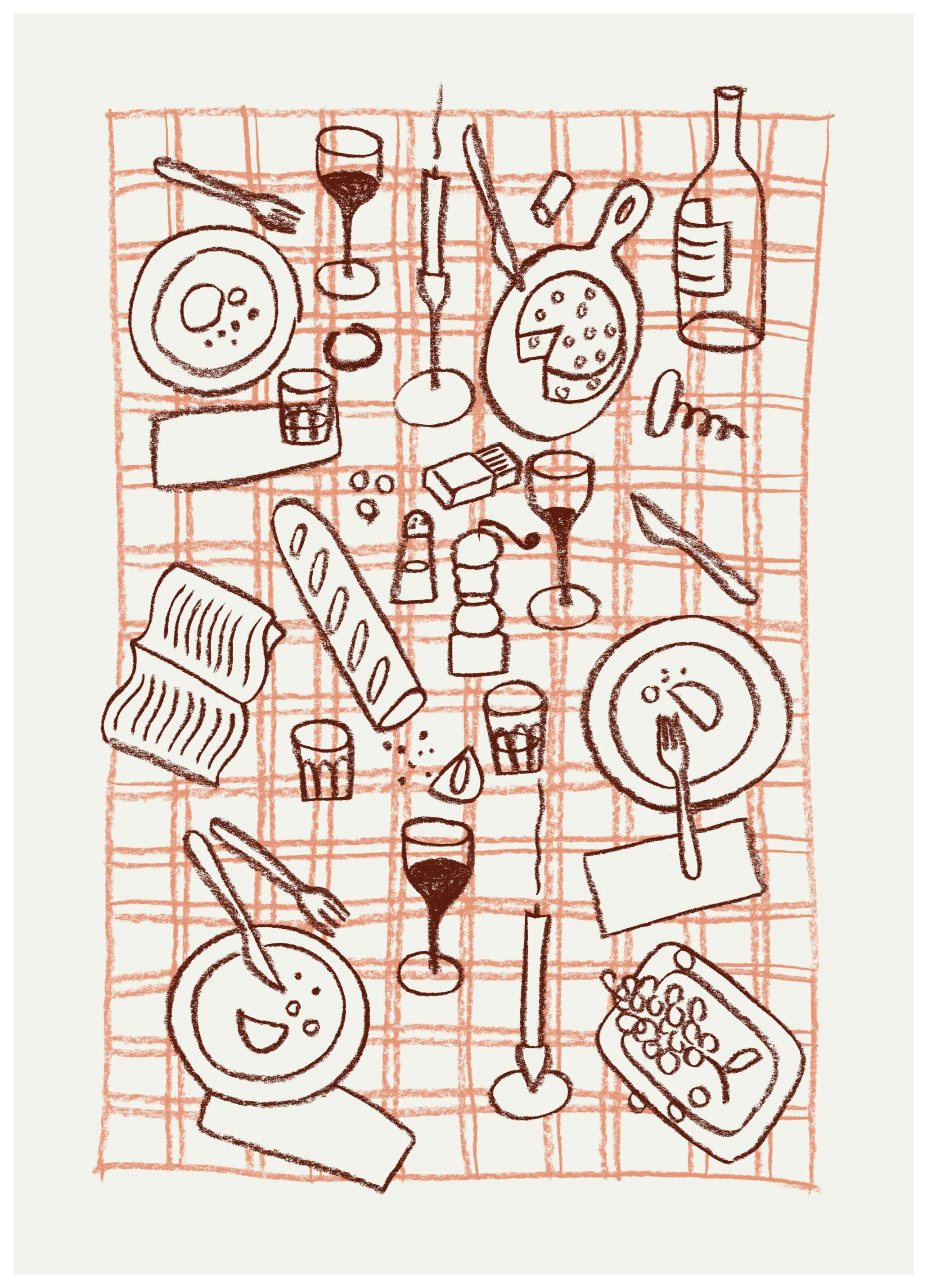 The Dinner Table Poster (30x40 cm)