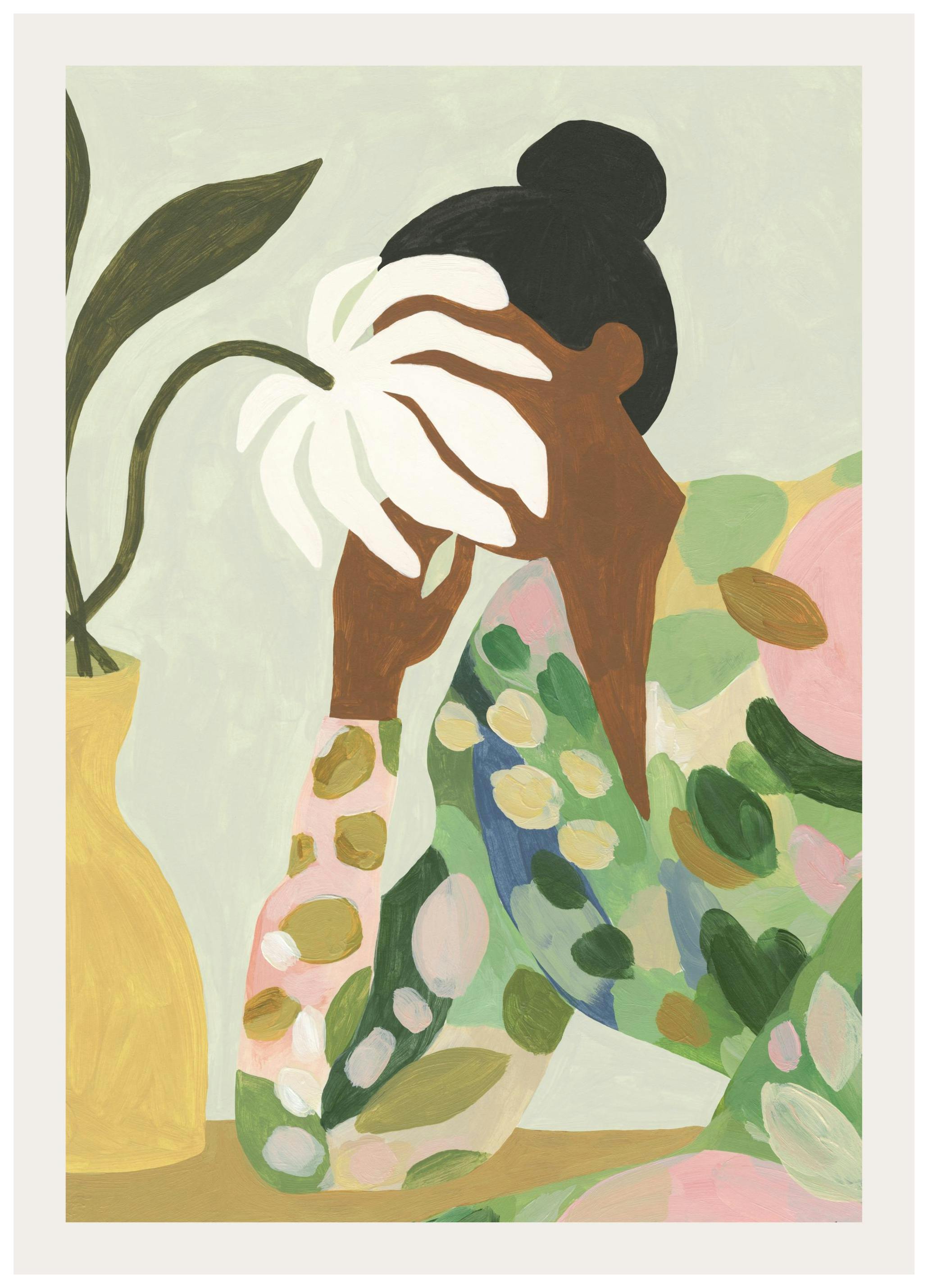 Acrylic Female Harmony Plakat (50x70 cm) - Plakater > Kunstplakater > Malerier