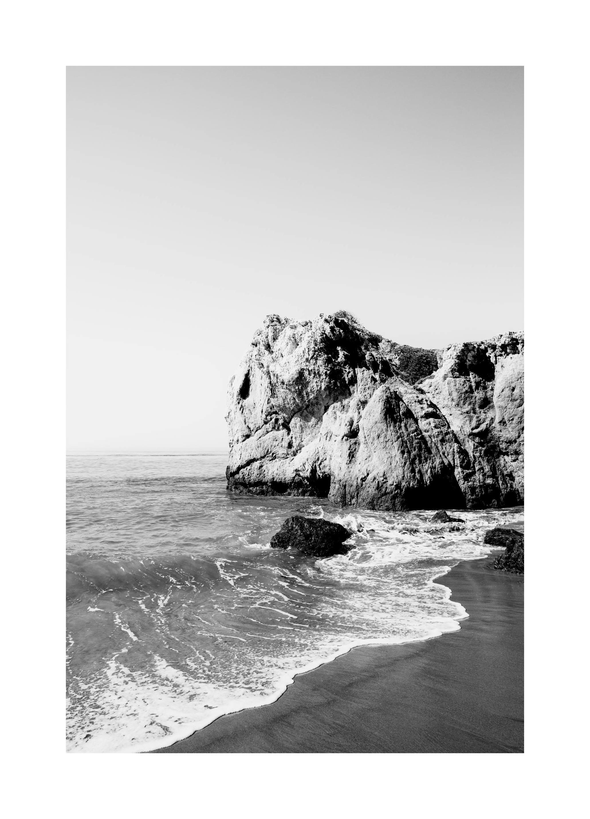 Slow Bay Affiche (50x70 cm)  Photos en noir et blanc