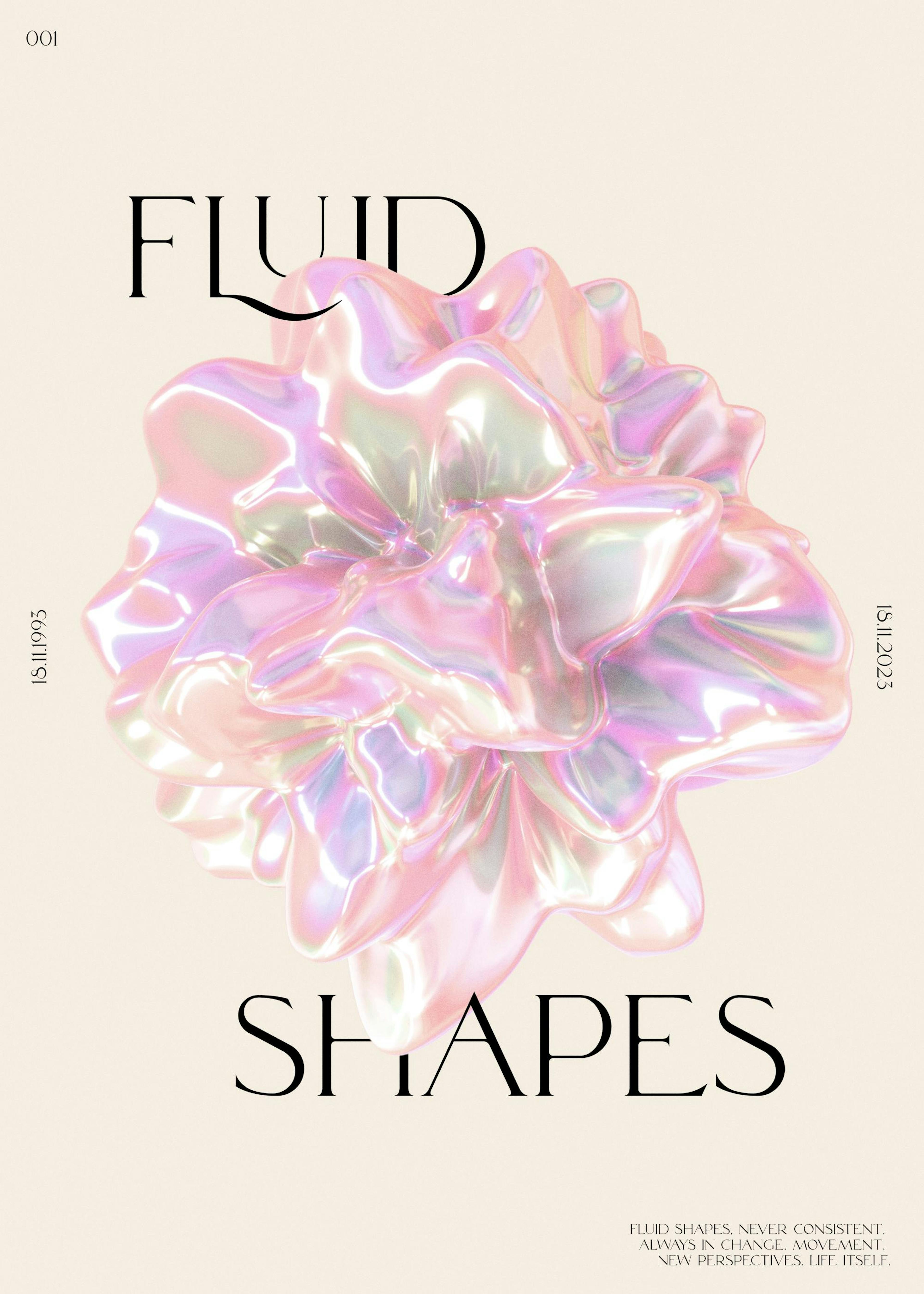 Fluid Shapes Poster 0