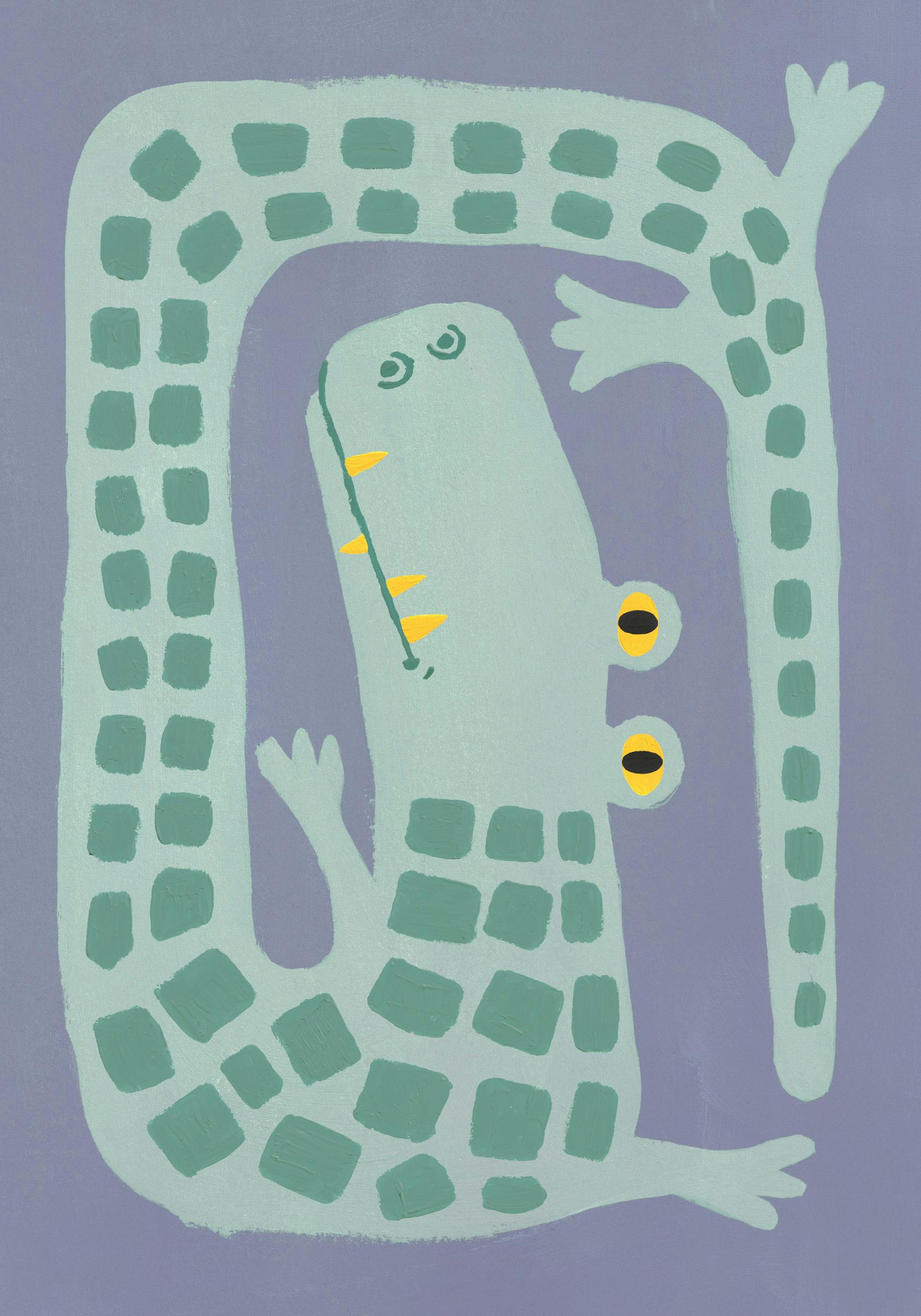 Crooked Crocodile Affiche