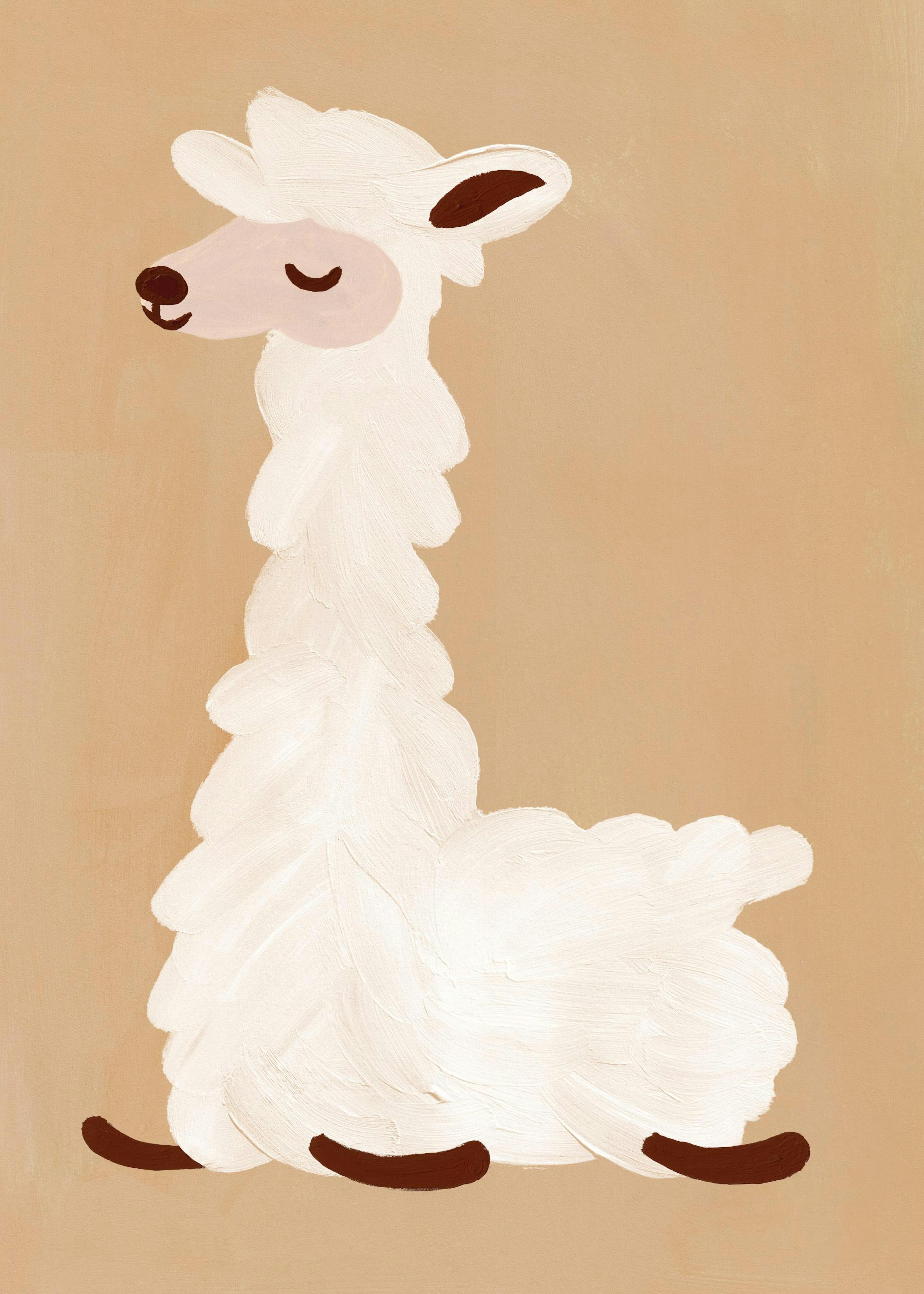 Lazy Lama Poster 0